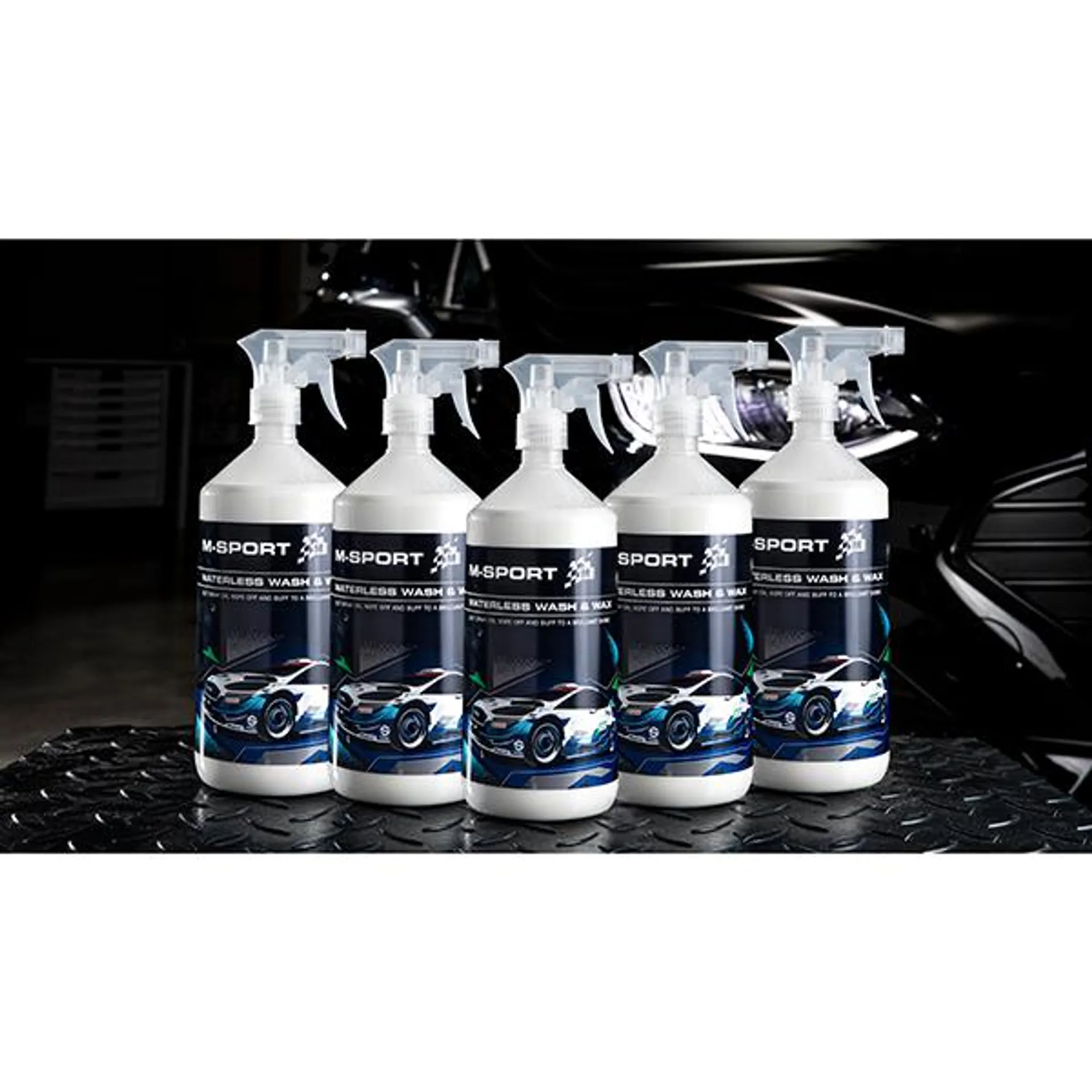 M-Sport World Rally Team Waterless Wash and Wax - 5L with Screenwash Tablets