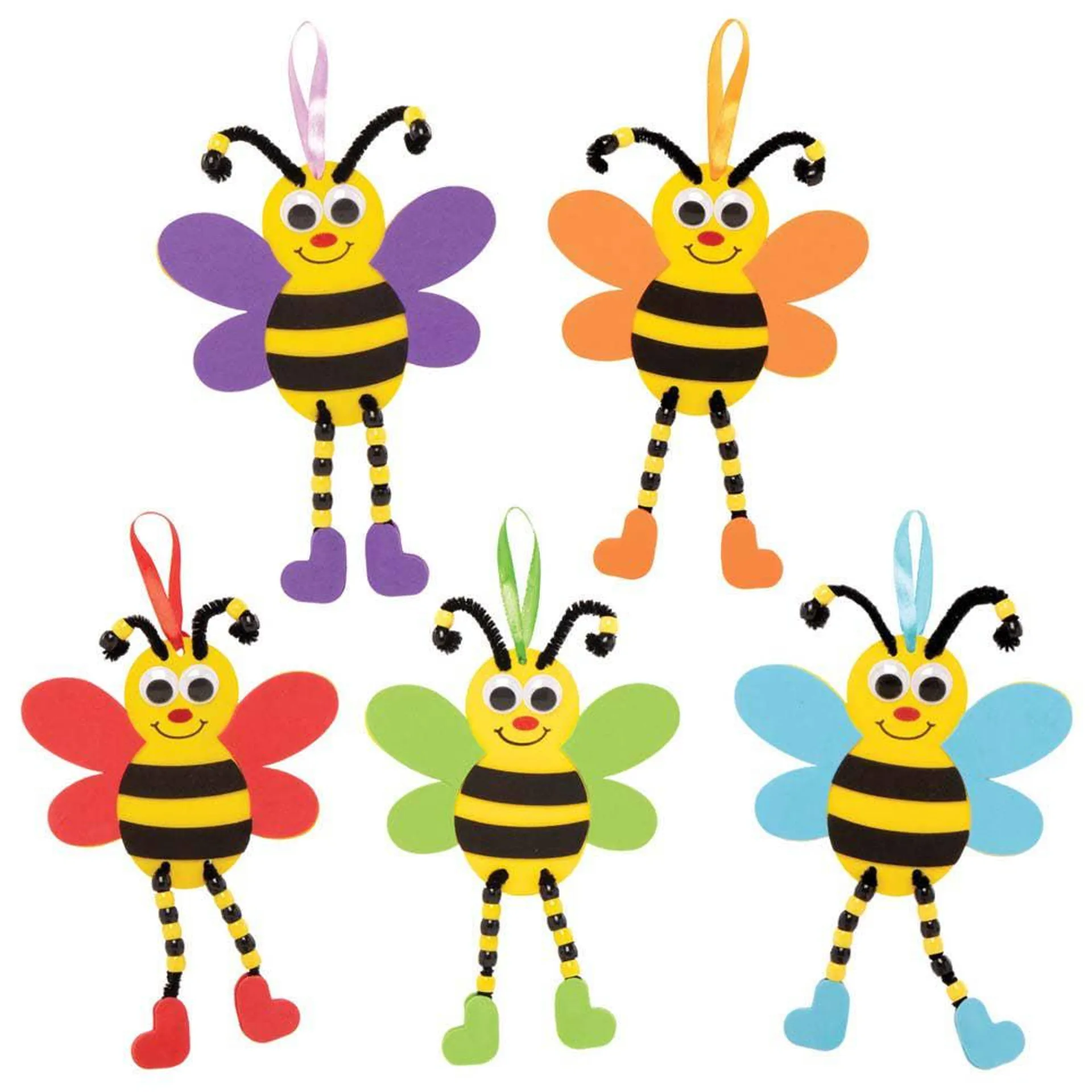 Bumble Bee Dangly Legs Decoration Kits