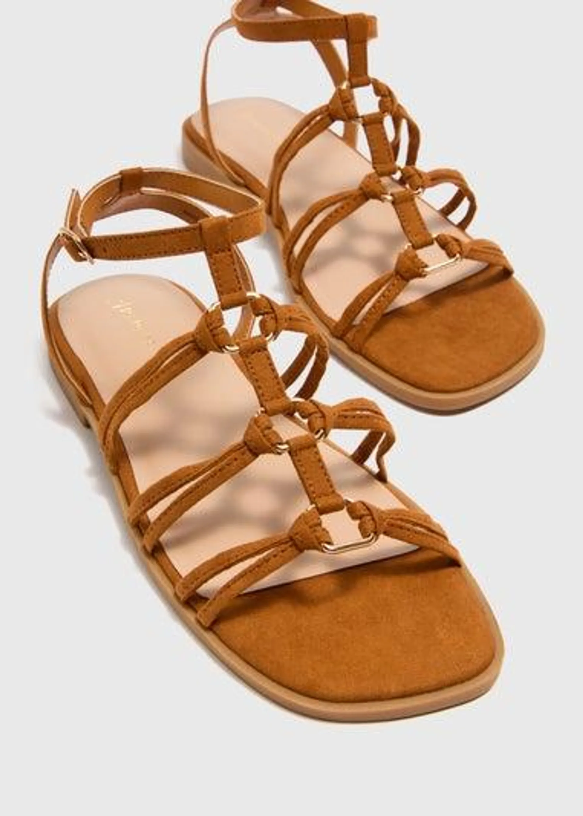 Tan Gladiator Sandals