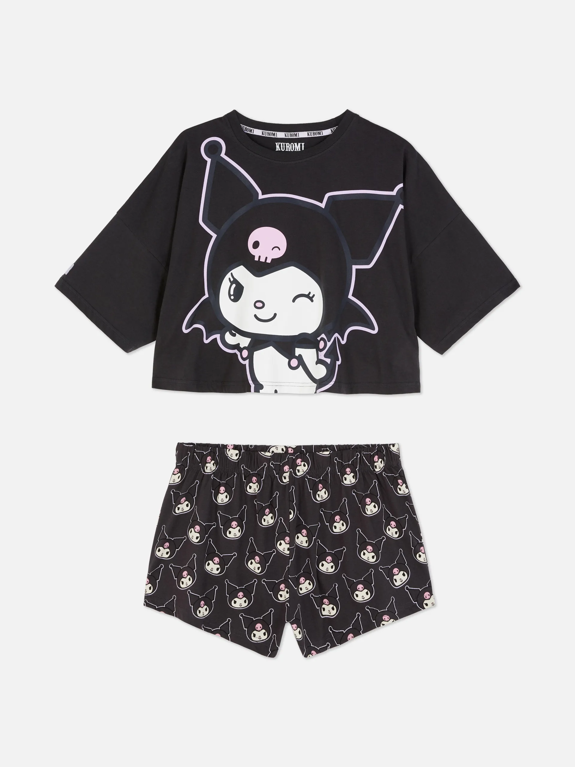 Hello Kitty Kuromi Shorts Pyjama Set