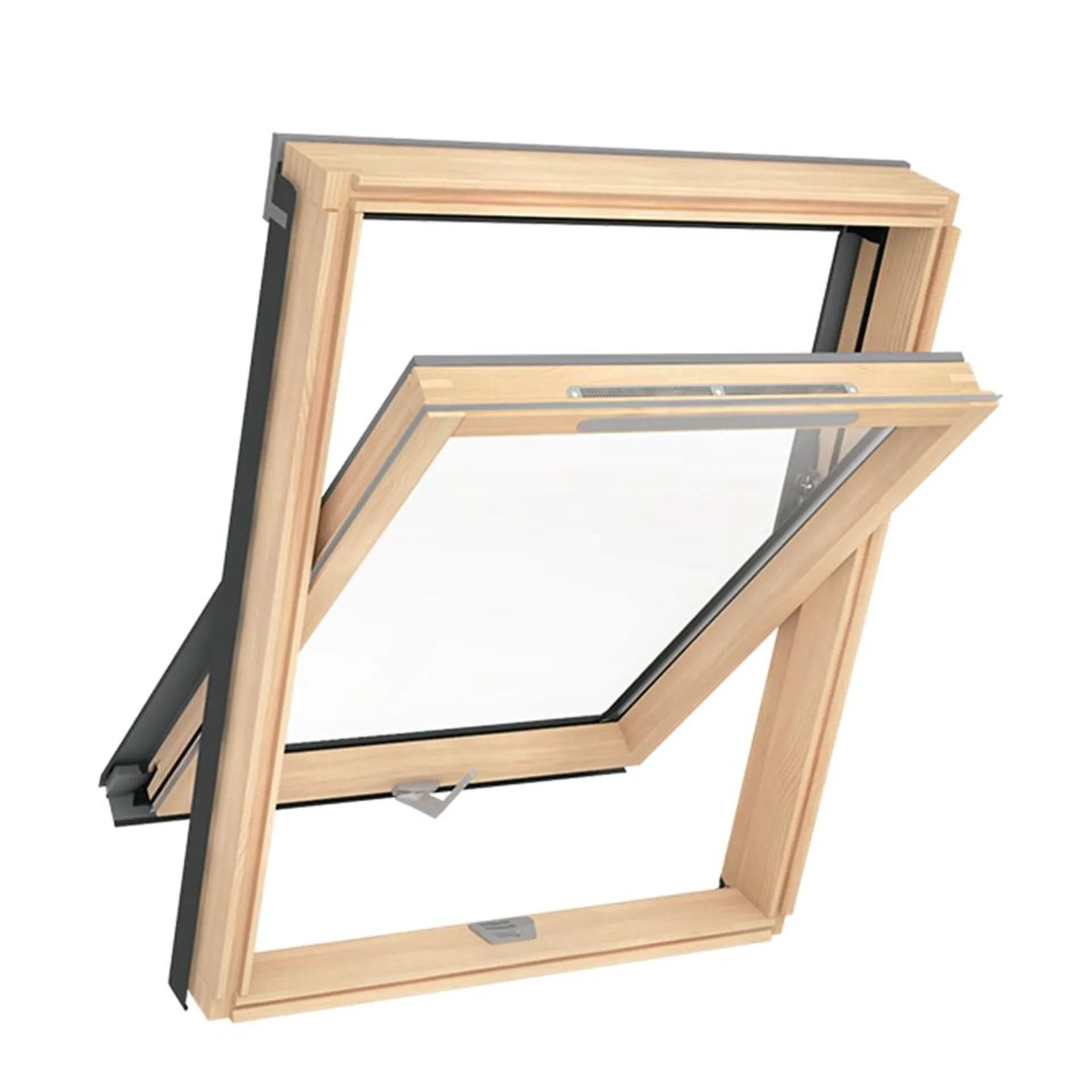 Solstro AVY B900 | Wooden window with double glazing and ventilation valve