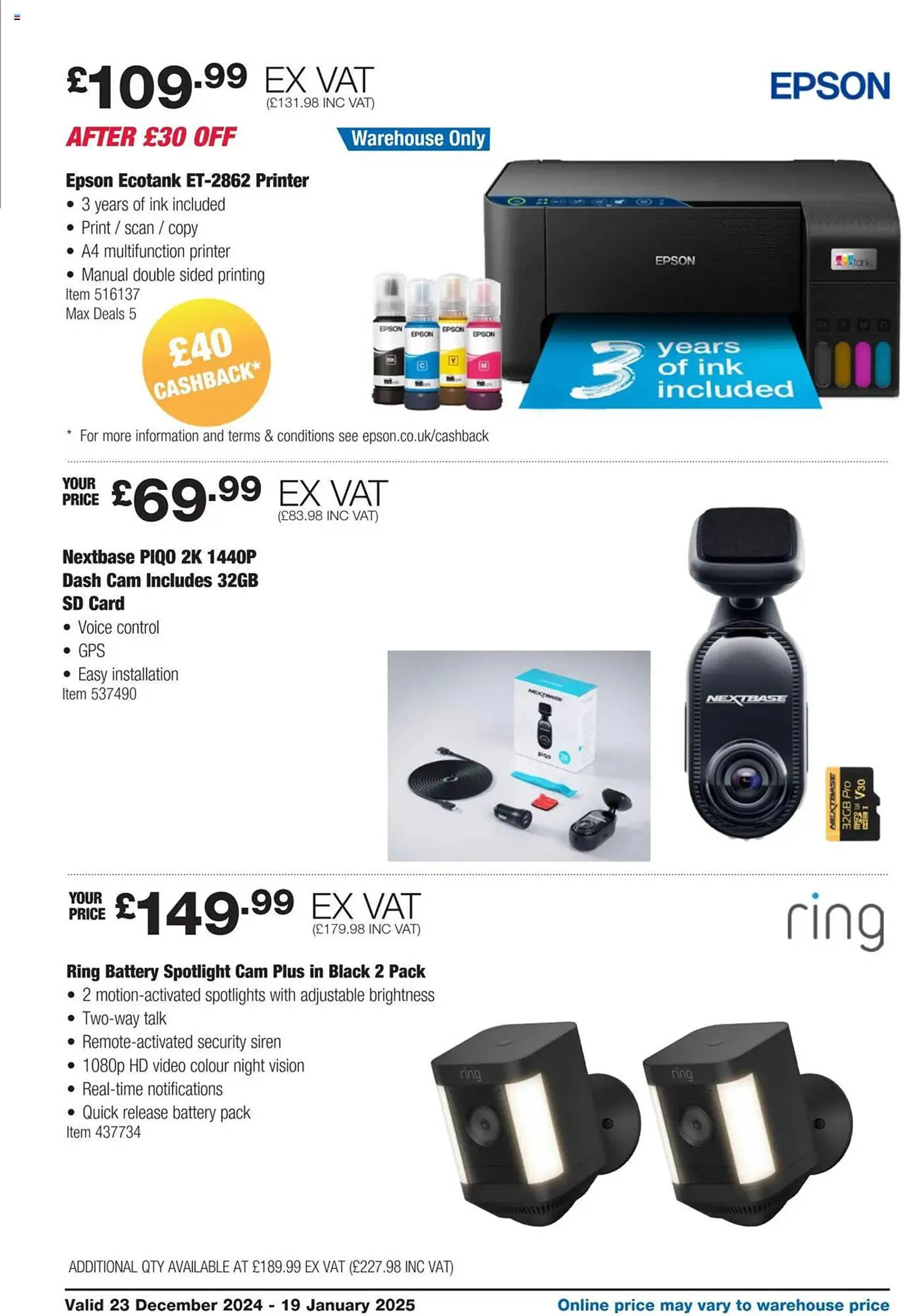 Costco leaflet from 23 December to 19 January 2025 - Catalogue Page 6