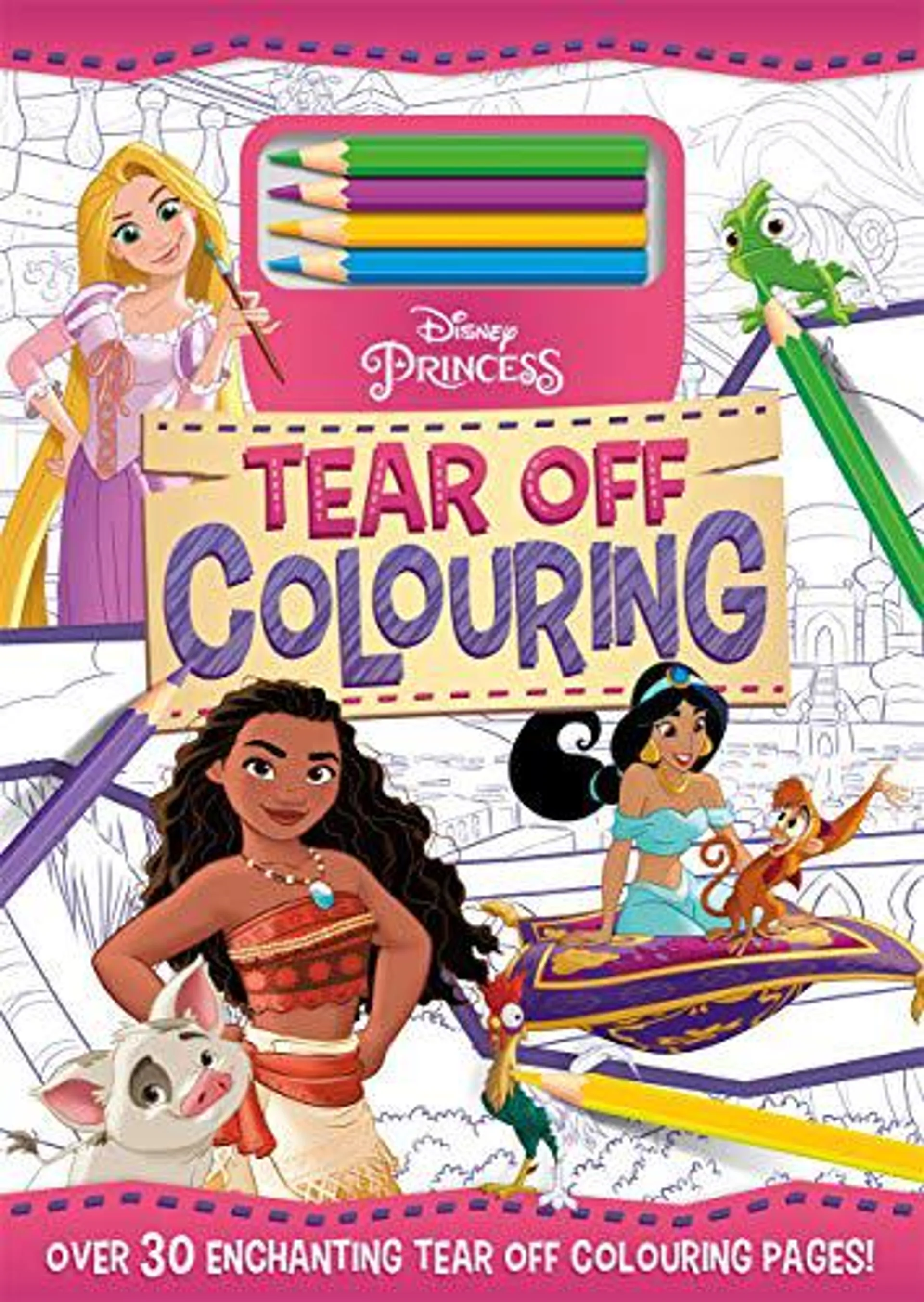 Disney Princess: Tear Off Colouring by Igloo Books
