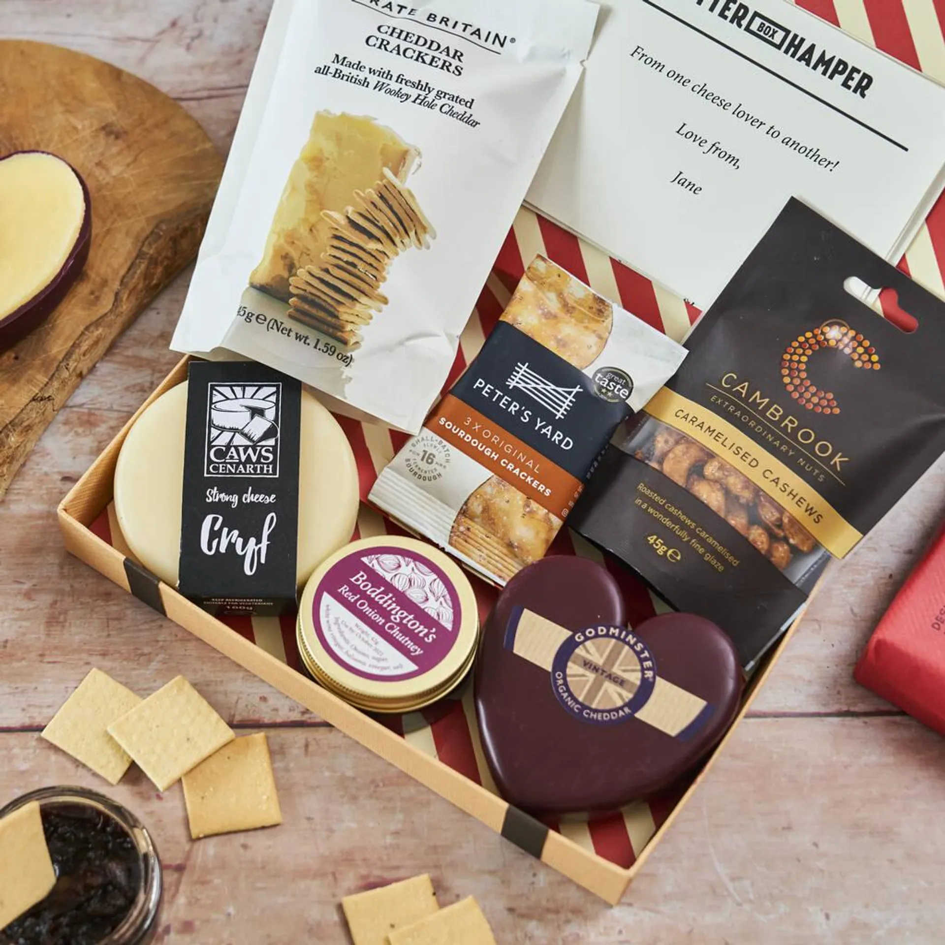 Luxury British Cheeses Letter Box Hamper