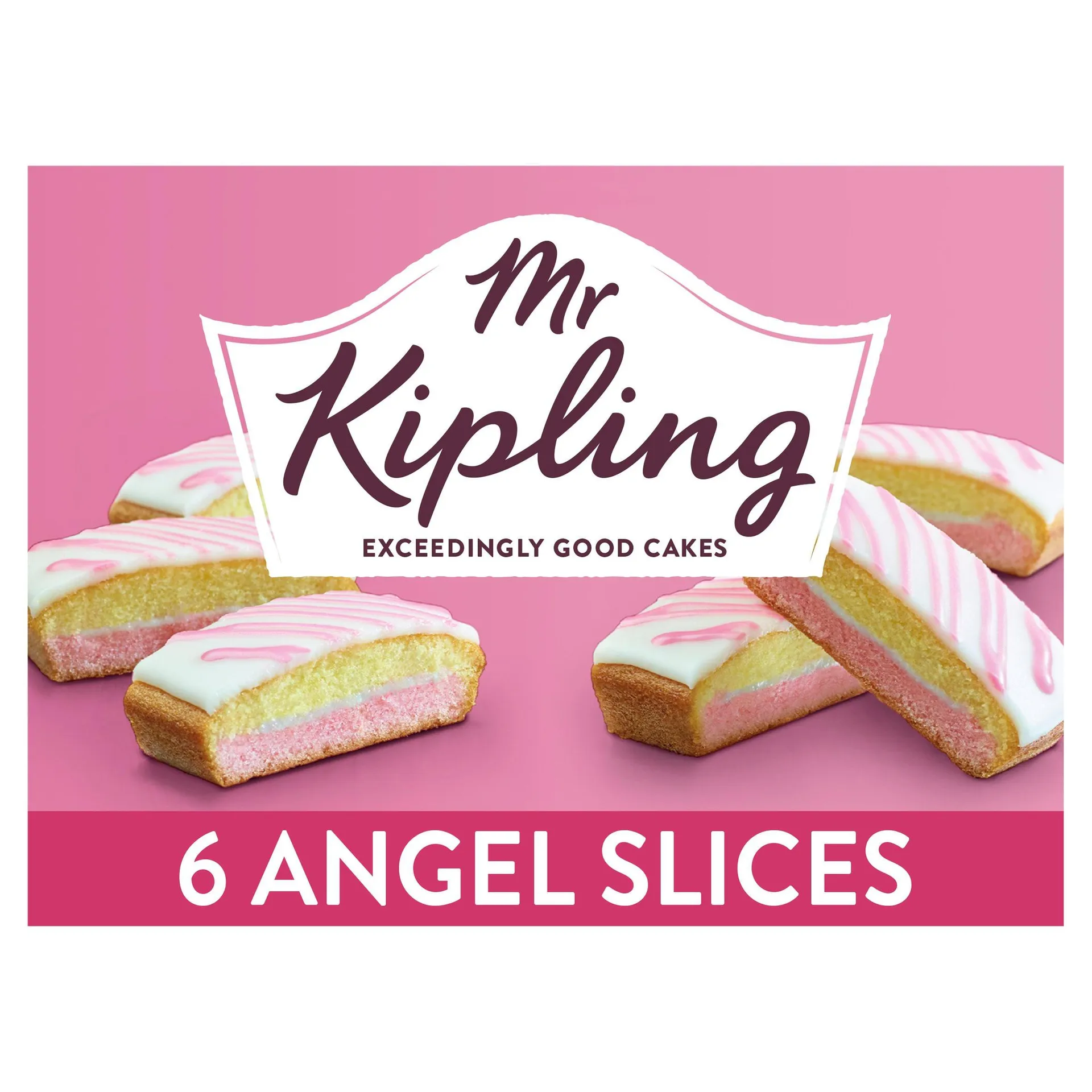 Mr Kipling Angel Slices Cakes 6 Pack