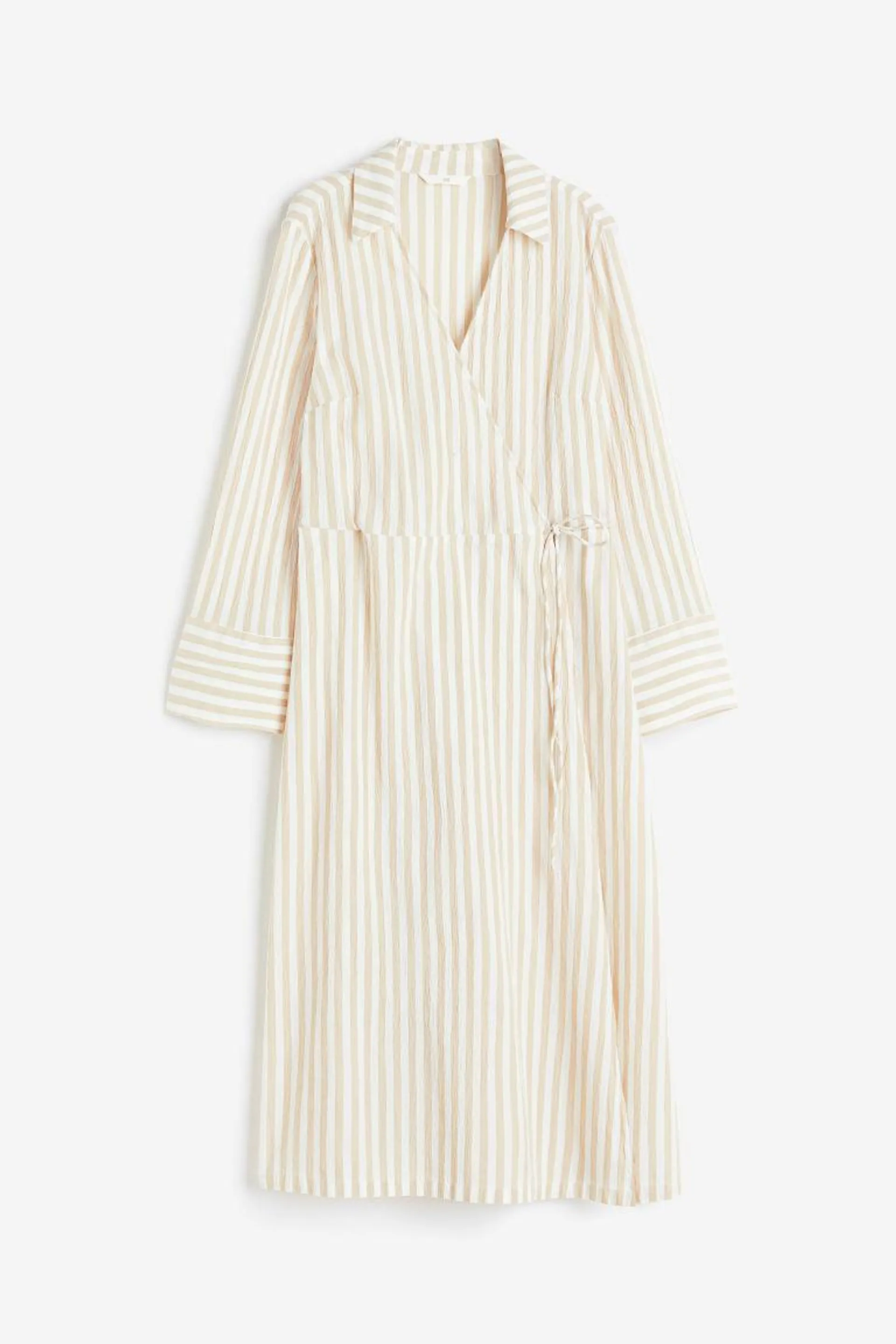 Wrapover shirt dress