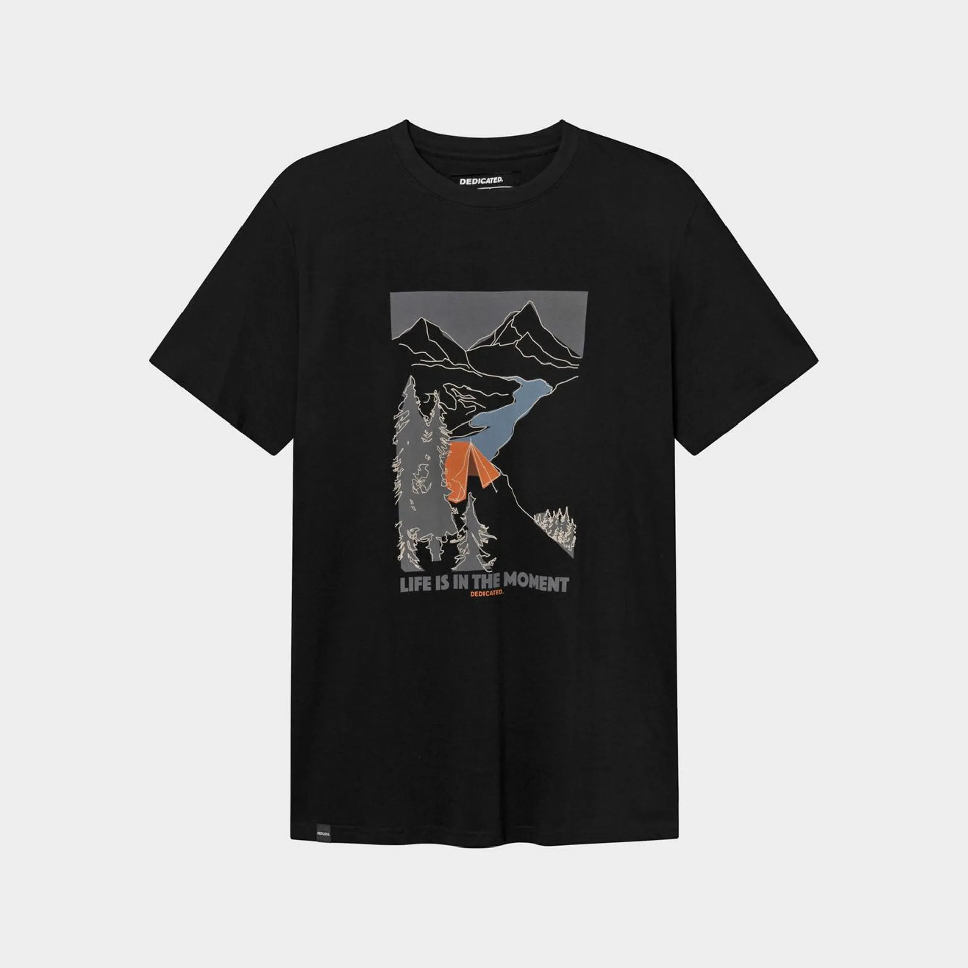 T-shirt Stockholm Camping Moments Black