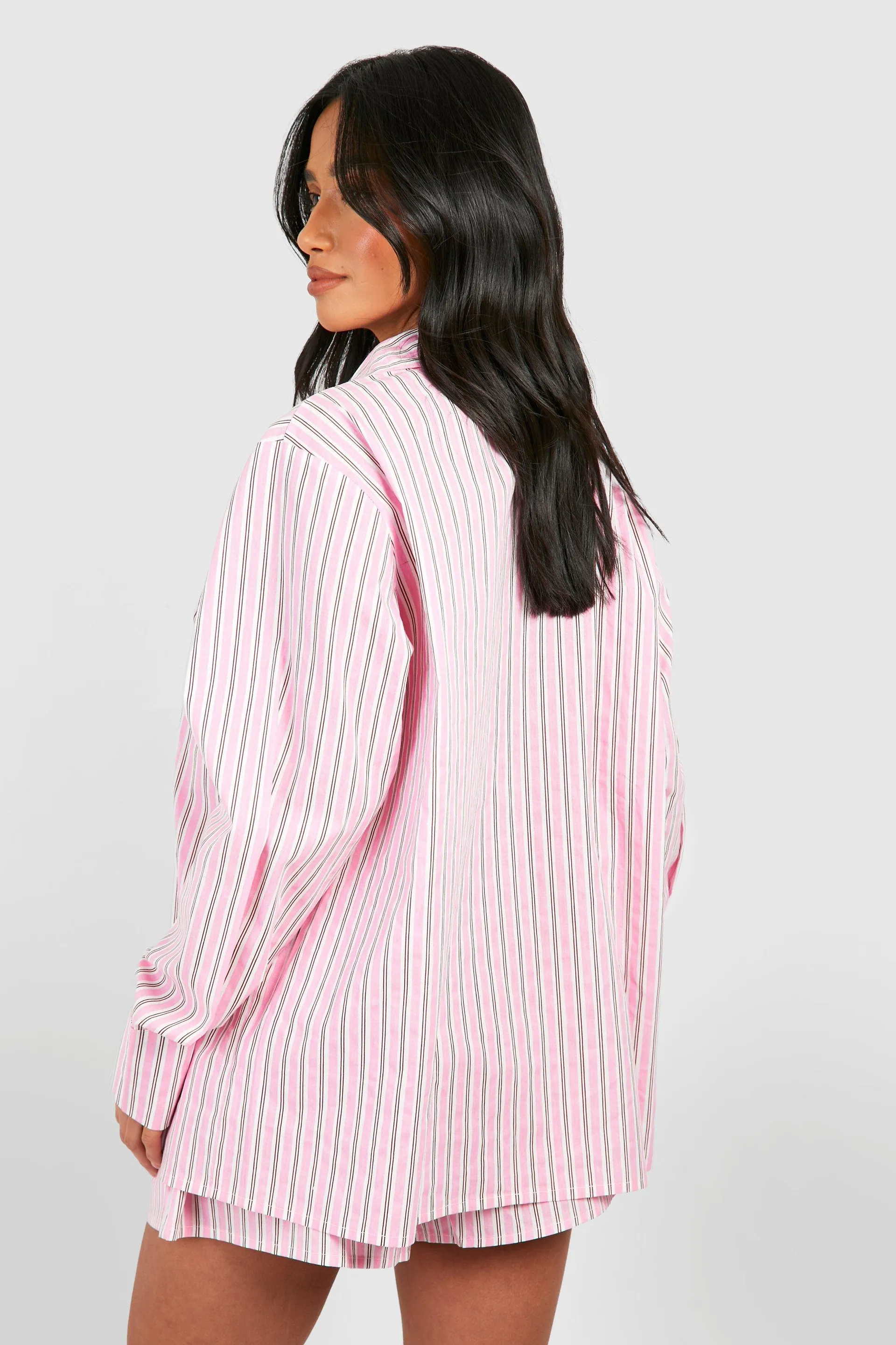 Petite Variated Stripe Beach Shirt