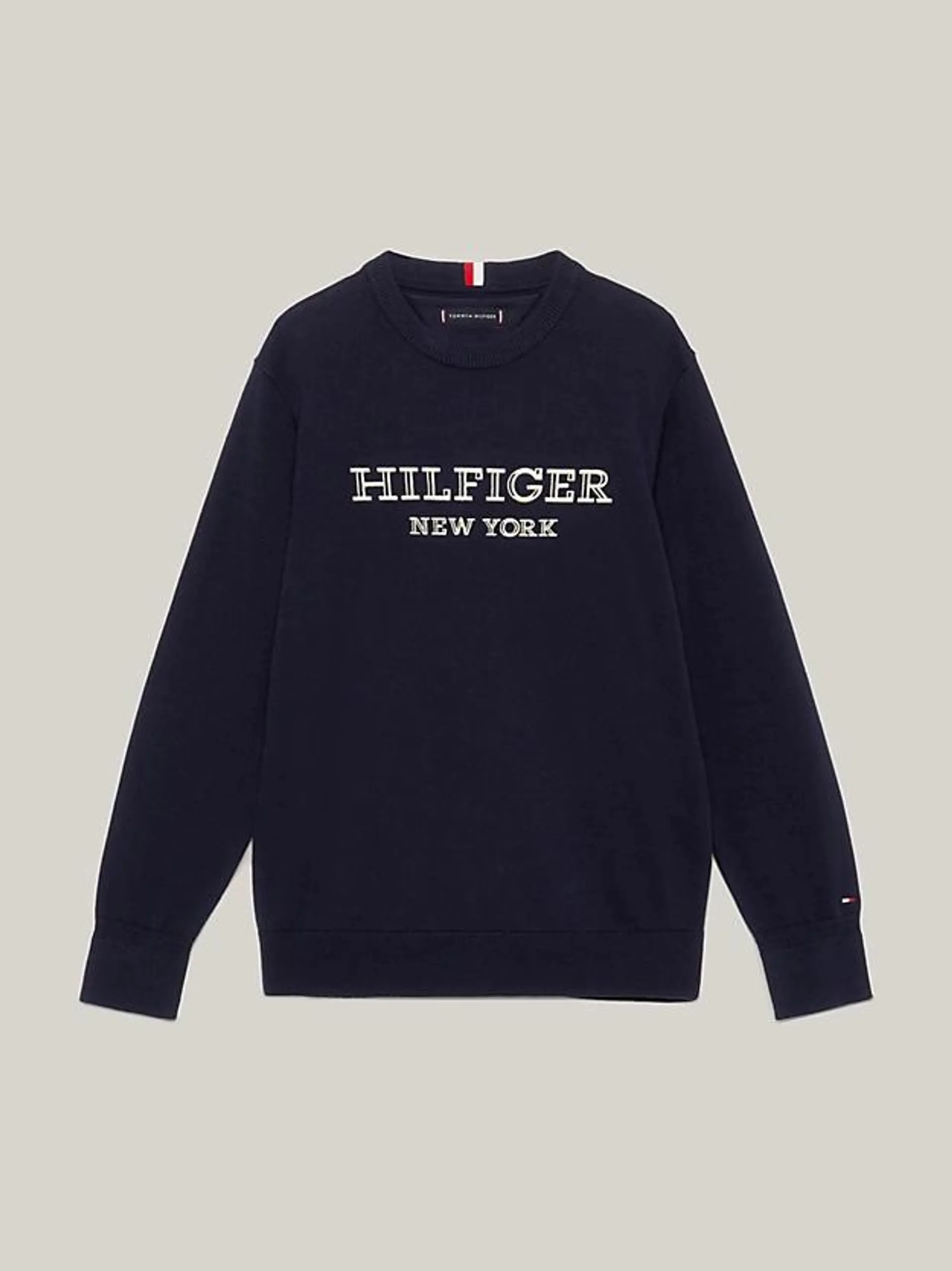 Hilfiger Monotype Embroidery Logo Jumper