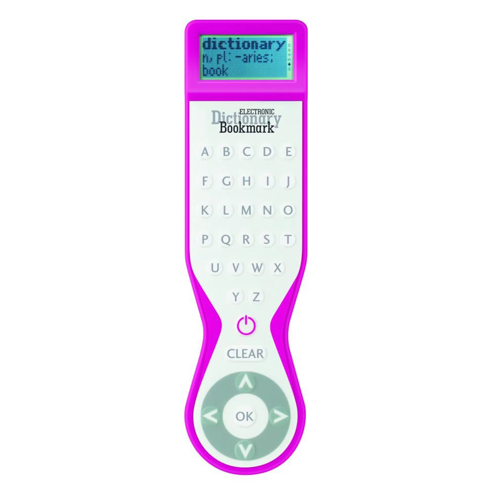 Bookmark Dictionary Pink