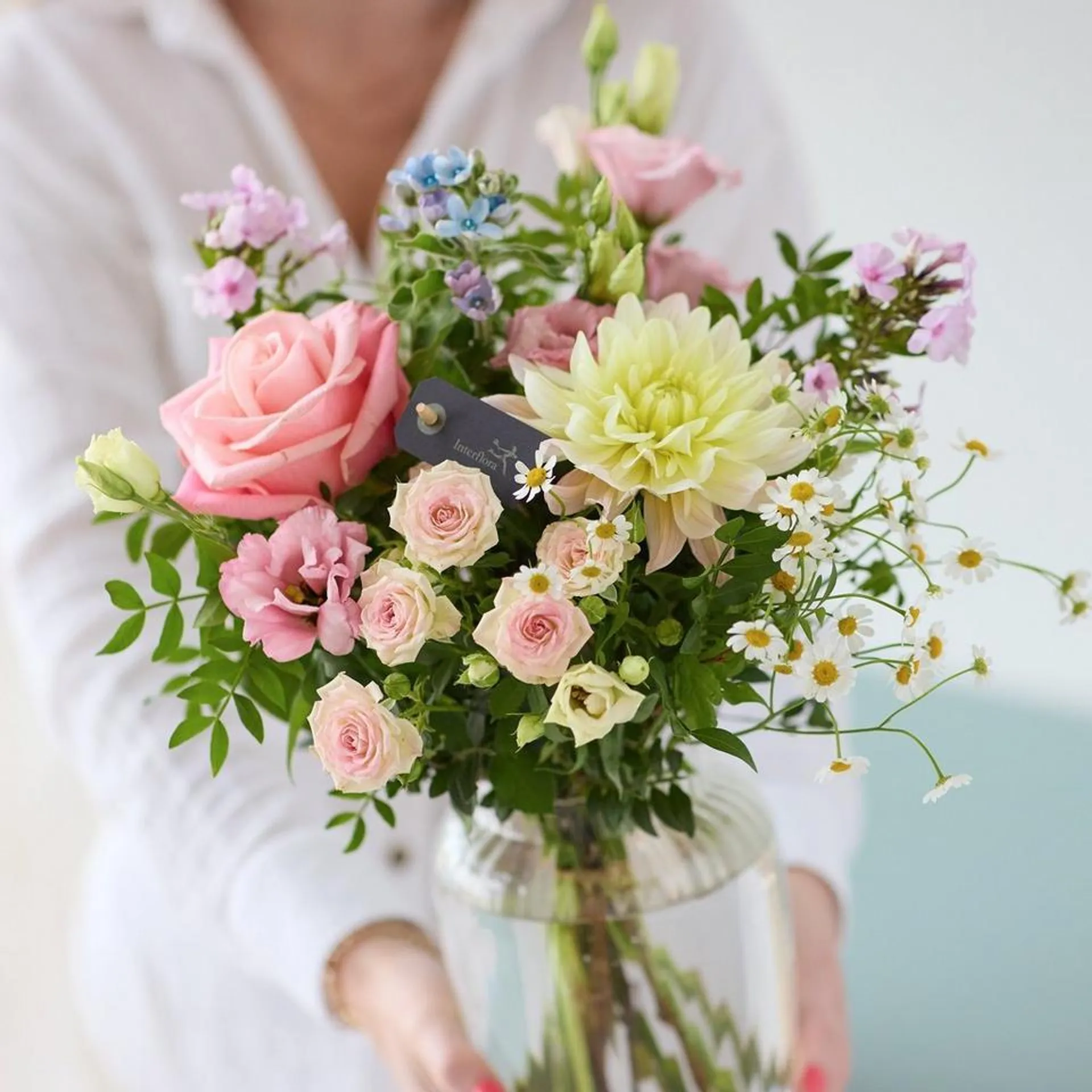 Handcrafted Summer Bouquet in a Vase