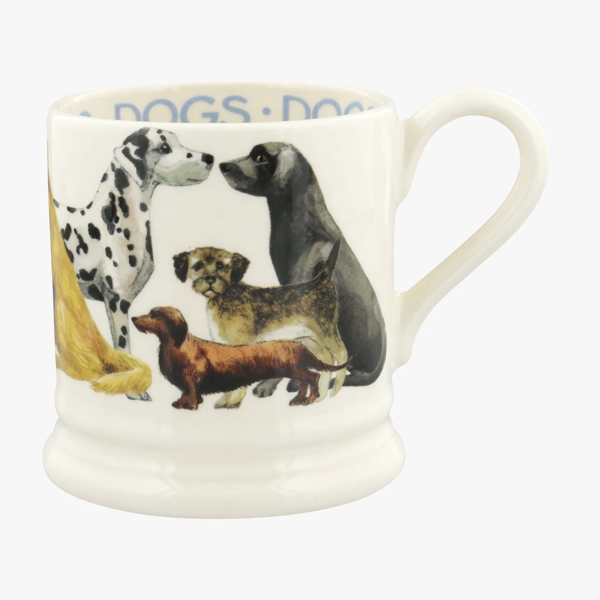 Seconds Dogs All Over 1/2 Pint Mug