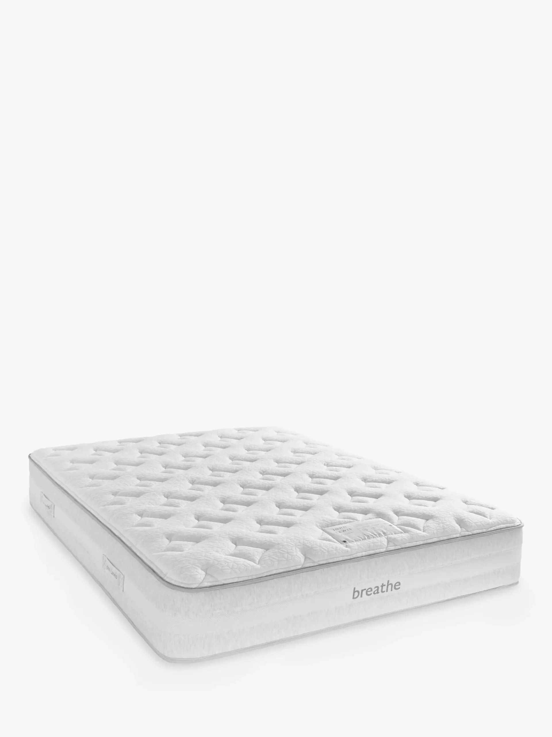 Breathe 1600 Pocket Spring Mattress, Soft/Medium Tension, Single