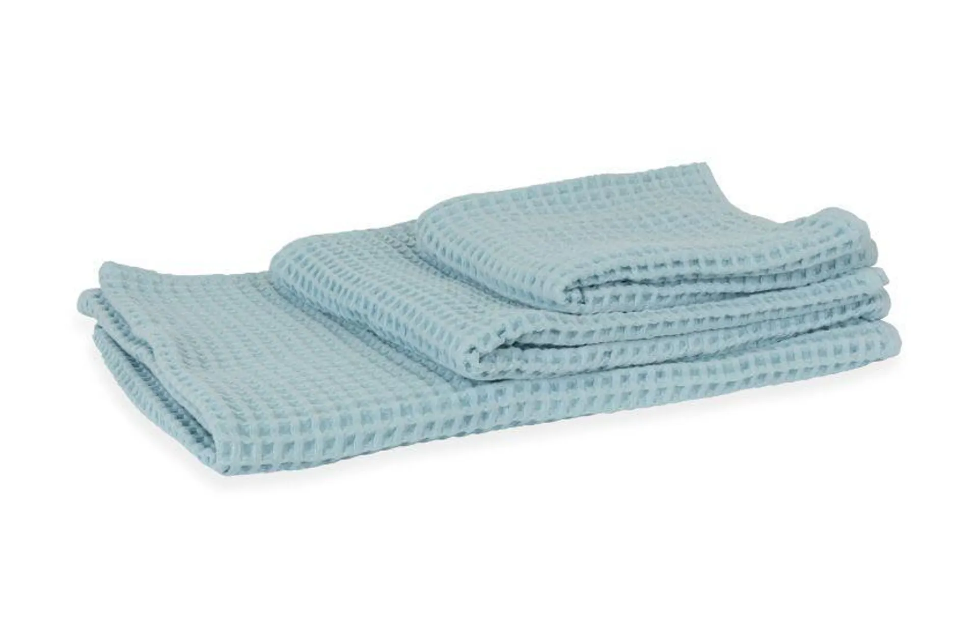 Waffle Towels Sea Blue