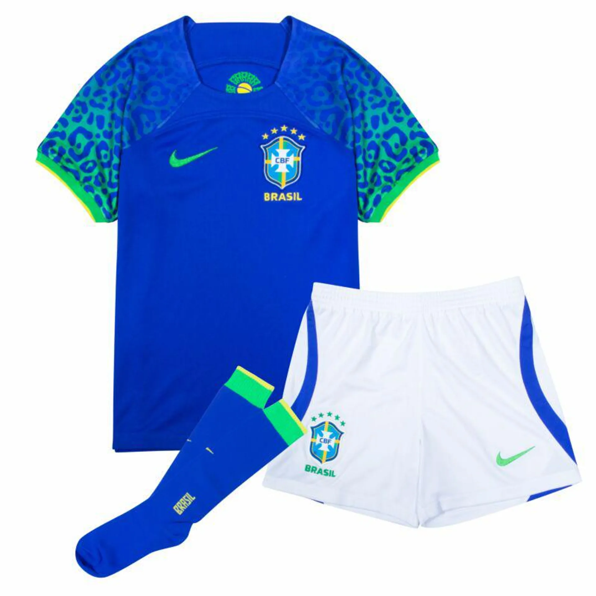 Nike Brazil Away Mini Kit 2022-2023