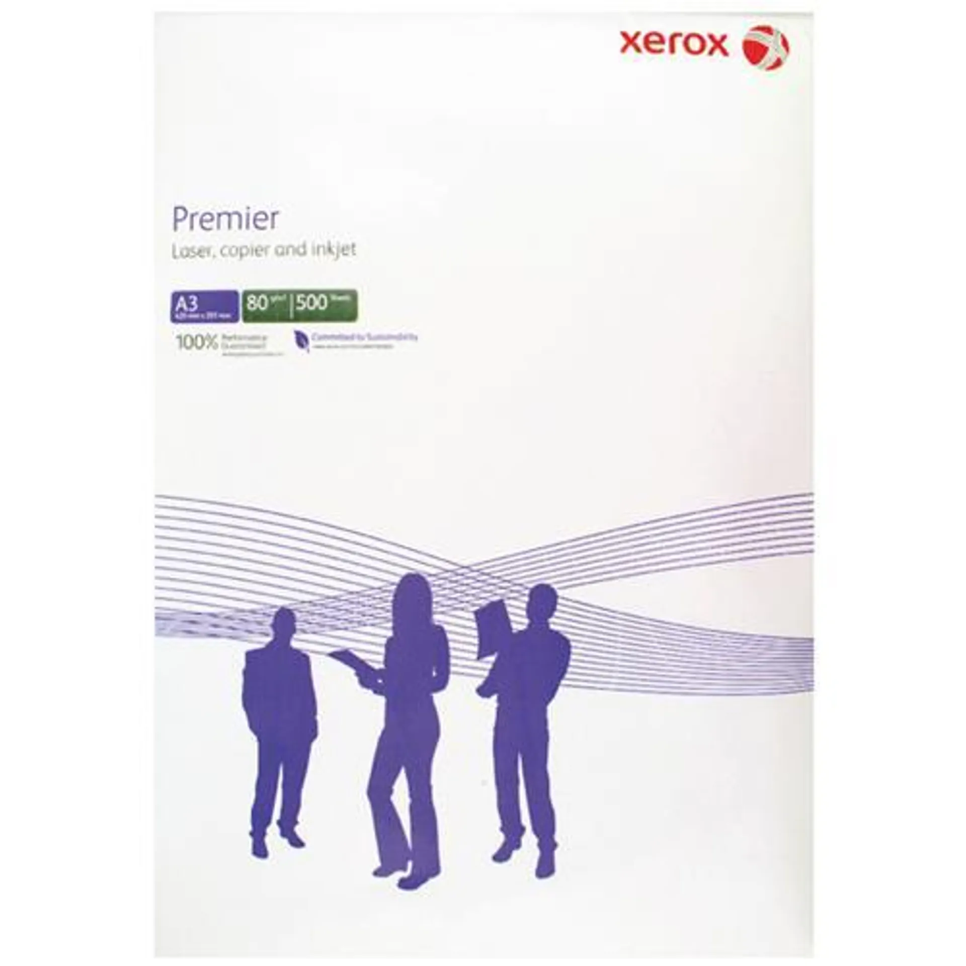 Xerox Premier A3 Paper 80gsm White Ream 003R91721 (Pack of 500)