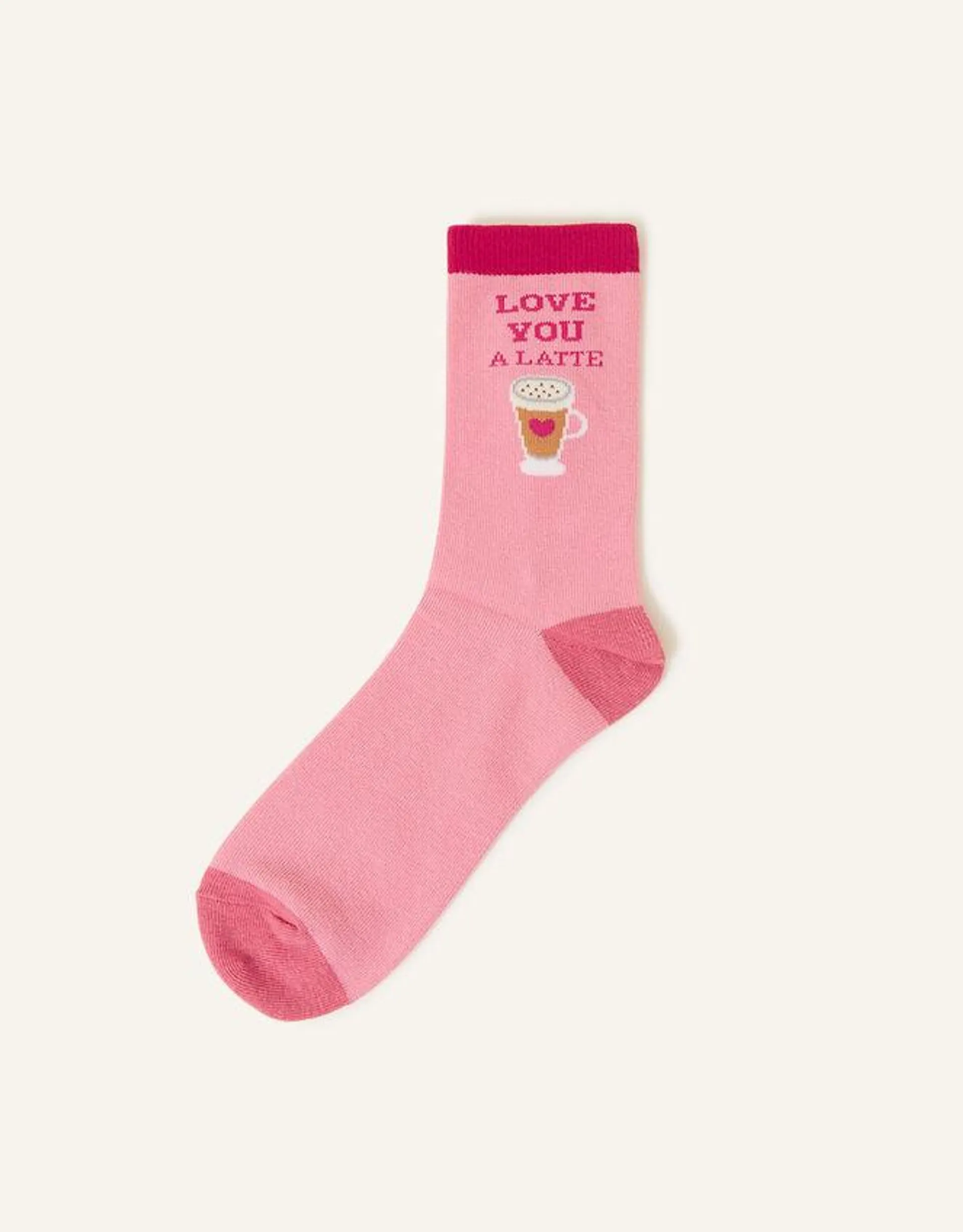 Love You A Latte Socks