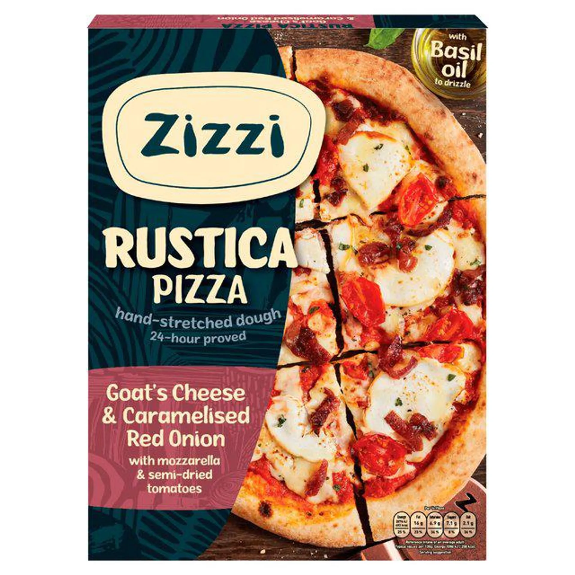 Zizzi Rustica Goats' Cheese And Caramelised Onion Pizza 415g