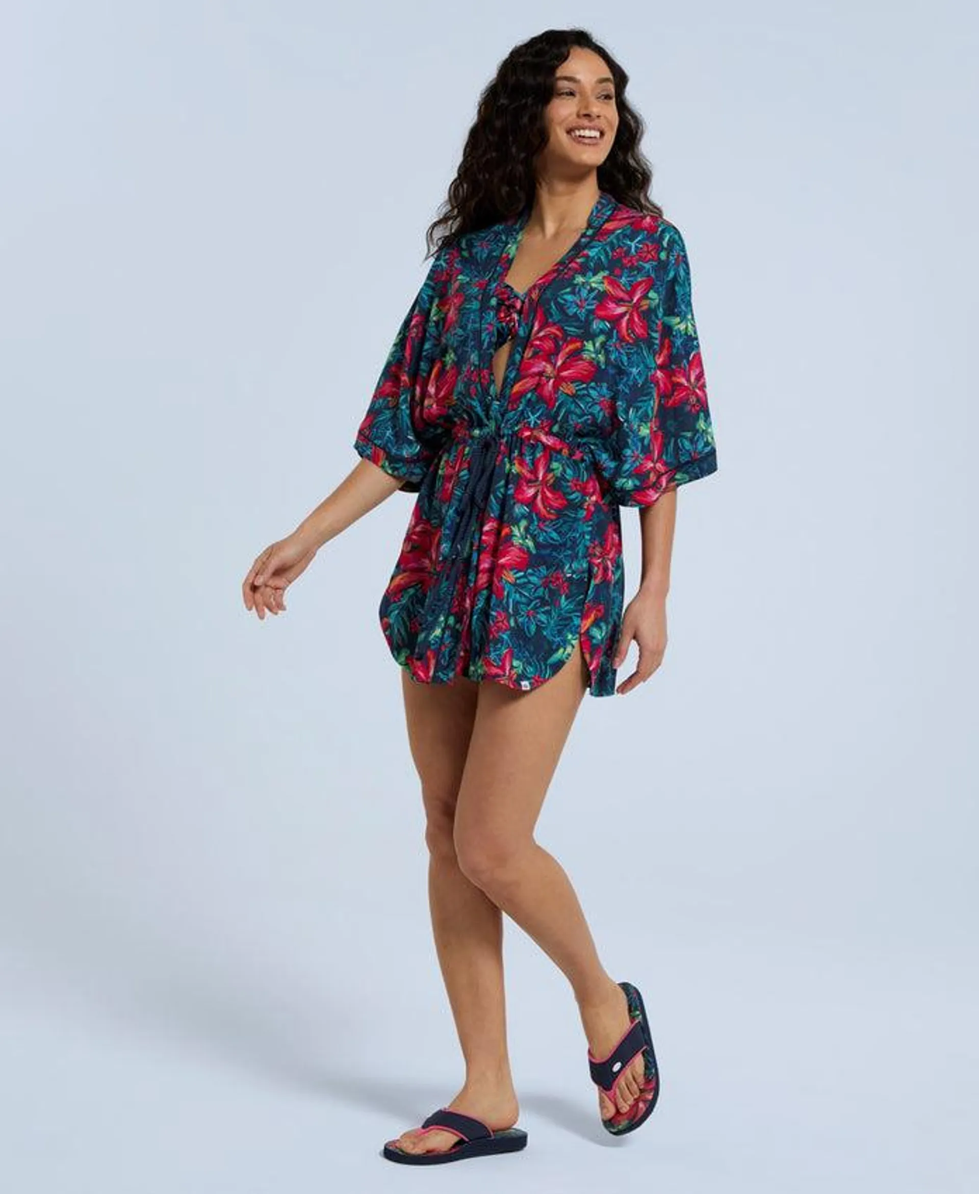 Kym Womens EcoVero Kimono Top