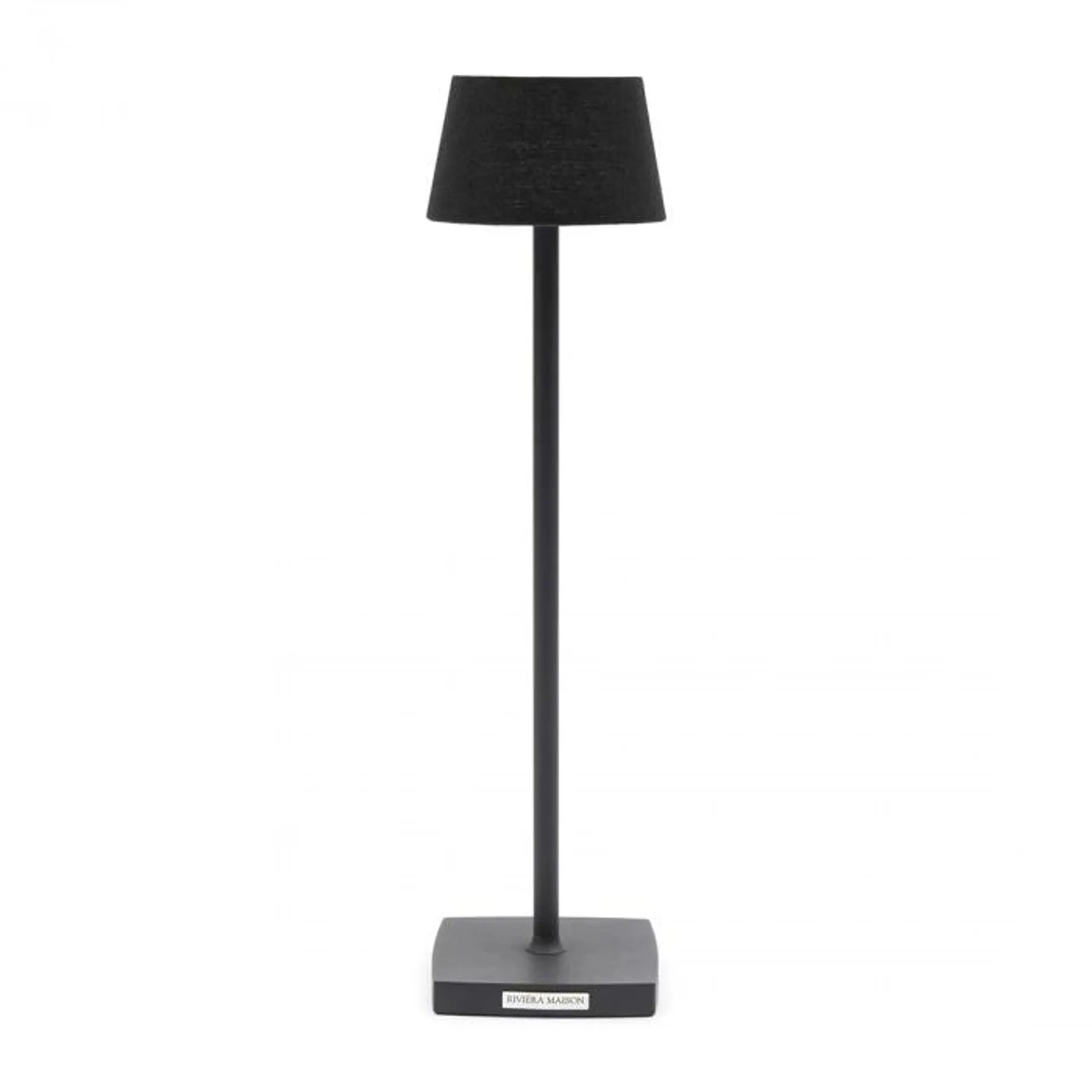 Table Lamp Luminee Linen USB, Black