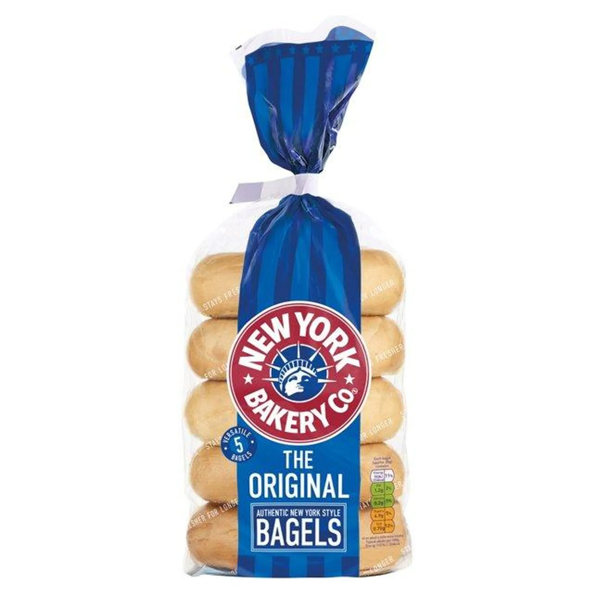 New York Bakery Co. Plain Bagels