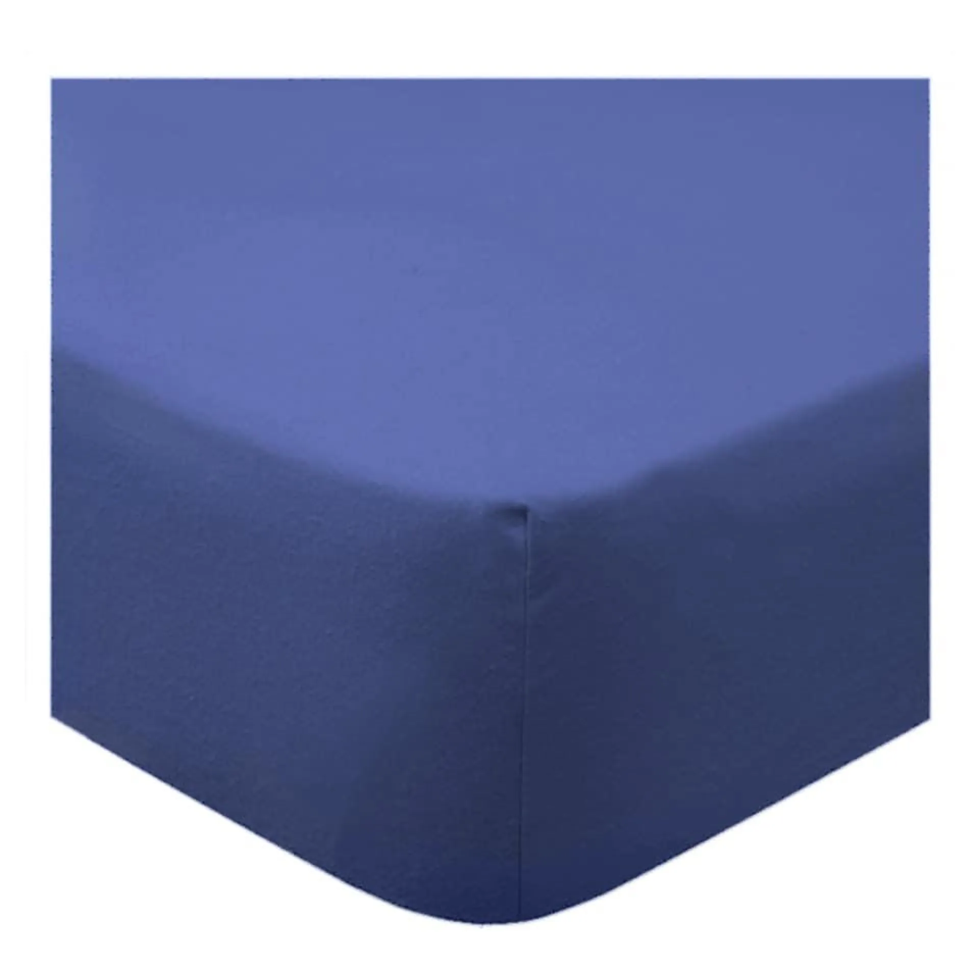 F&F Home Bedding Brushed Fitted Sheet Navy Kingsize