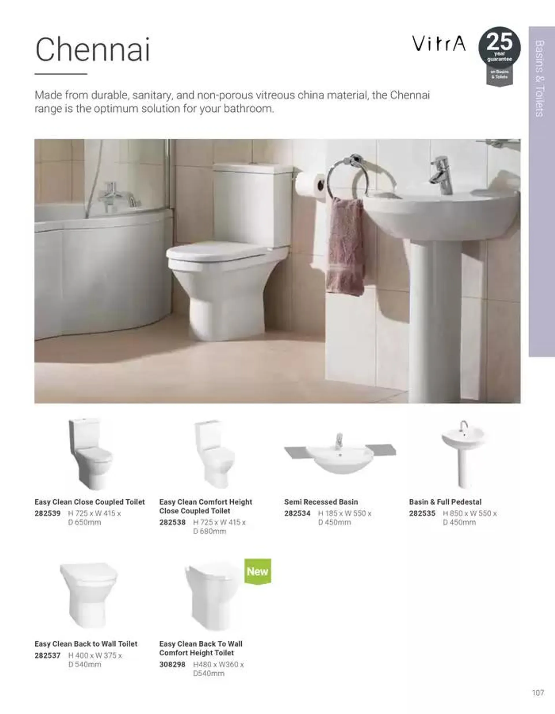 Wickes Bespoke Bathrooms brochure from 5 November to 31 December 2024 - Catalogue Page 107