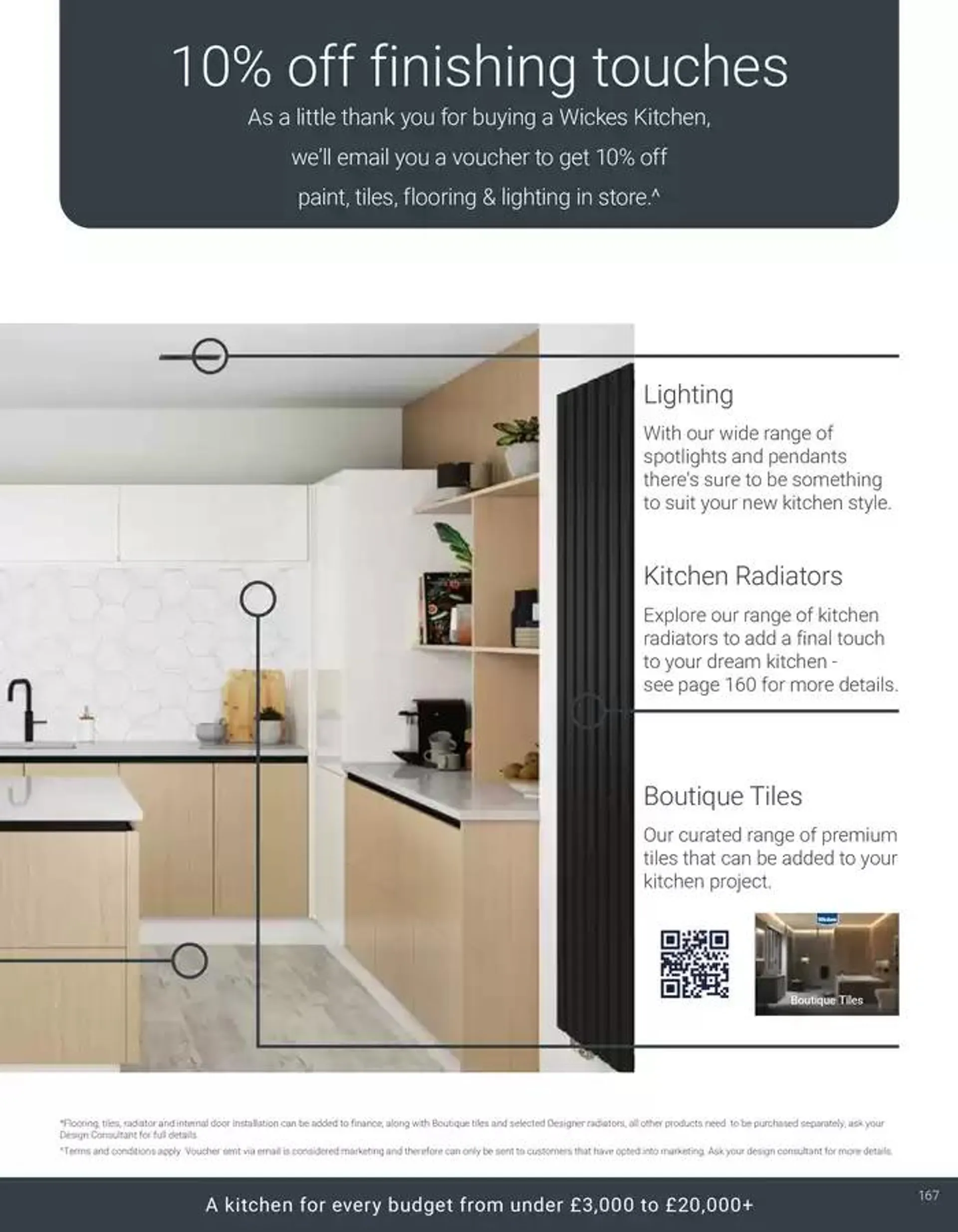  Wickes Kitchens Brochure from 16 December to 31 December 2024 - Catalogue Page 167