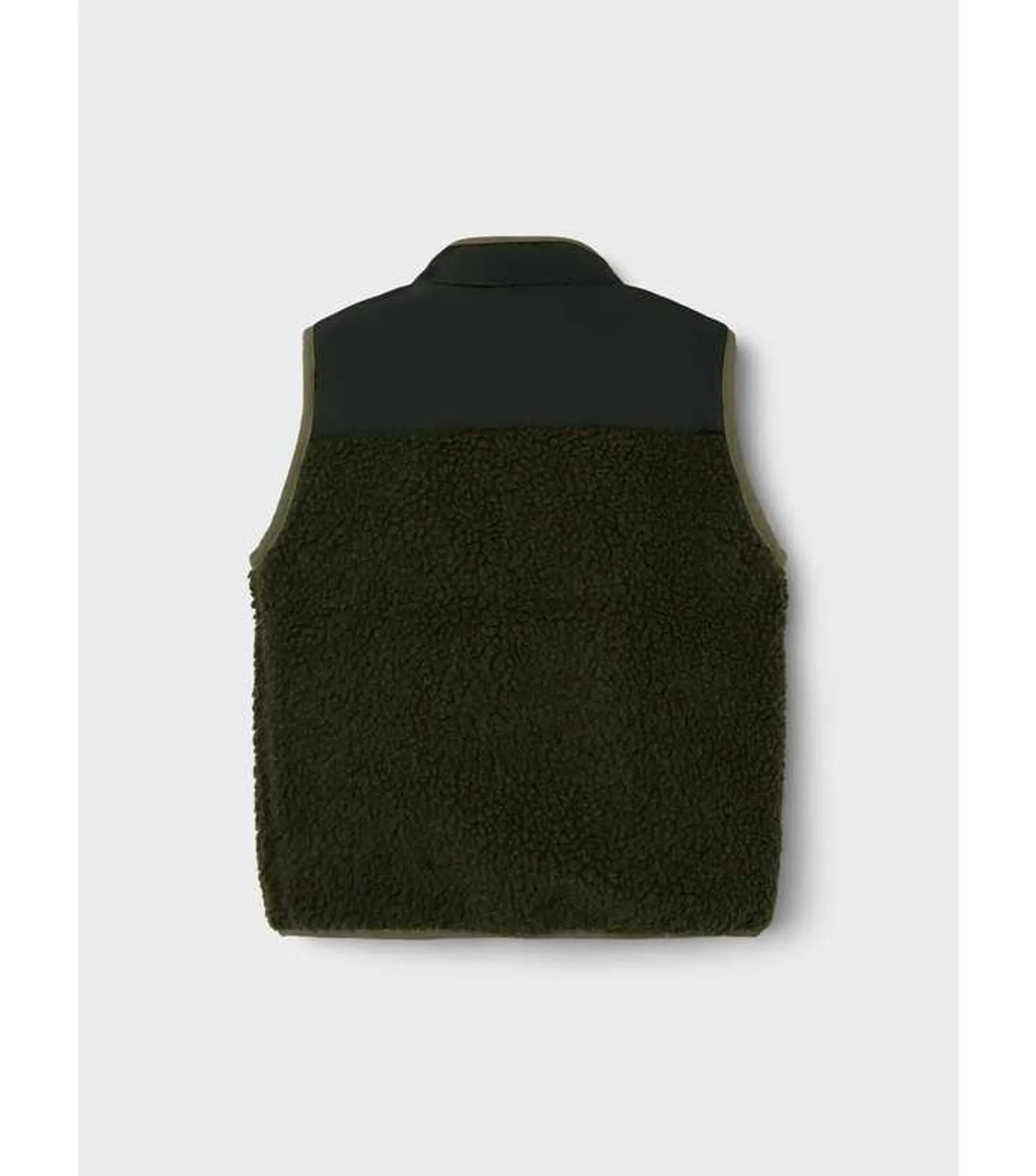 Name It Khaki Teddy Gilet