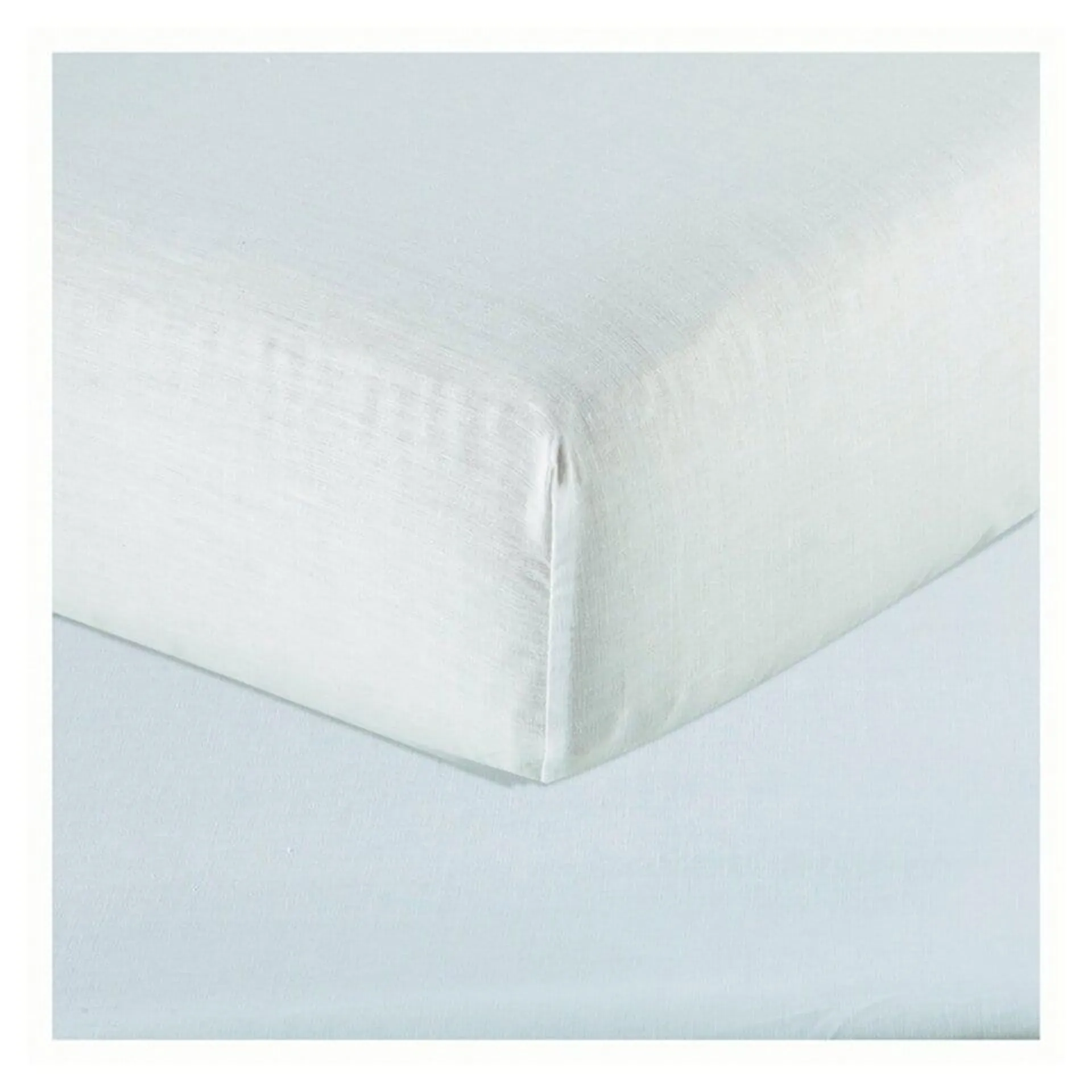 F&F Home Bedding Basics Fitted Sheet White Kingsize