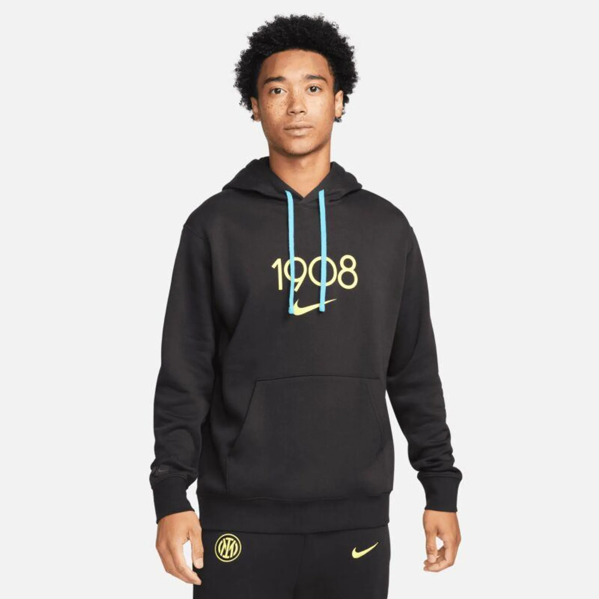 Nike Inter Milan NSW PO Club Hoodie - Black 2022-2023