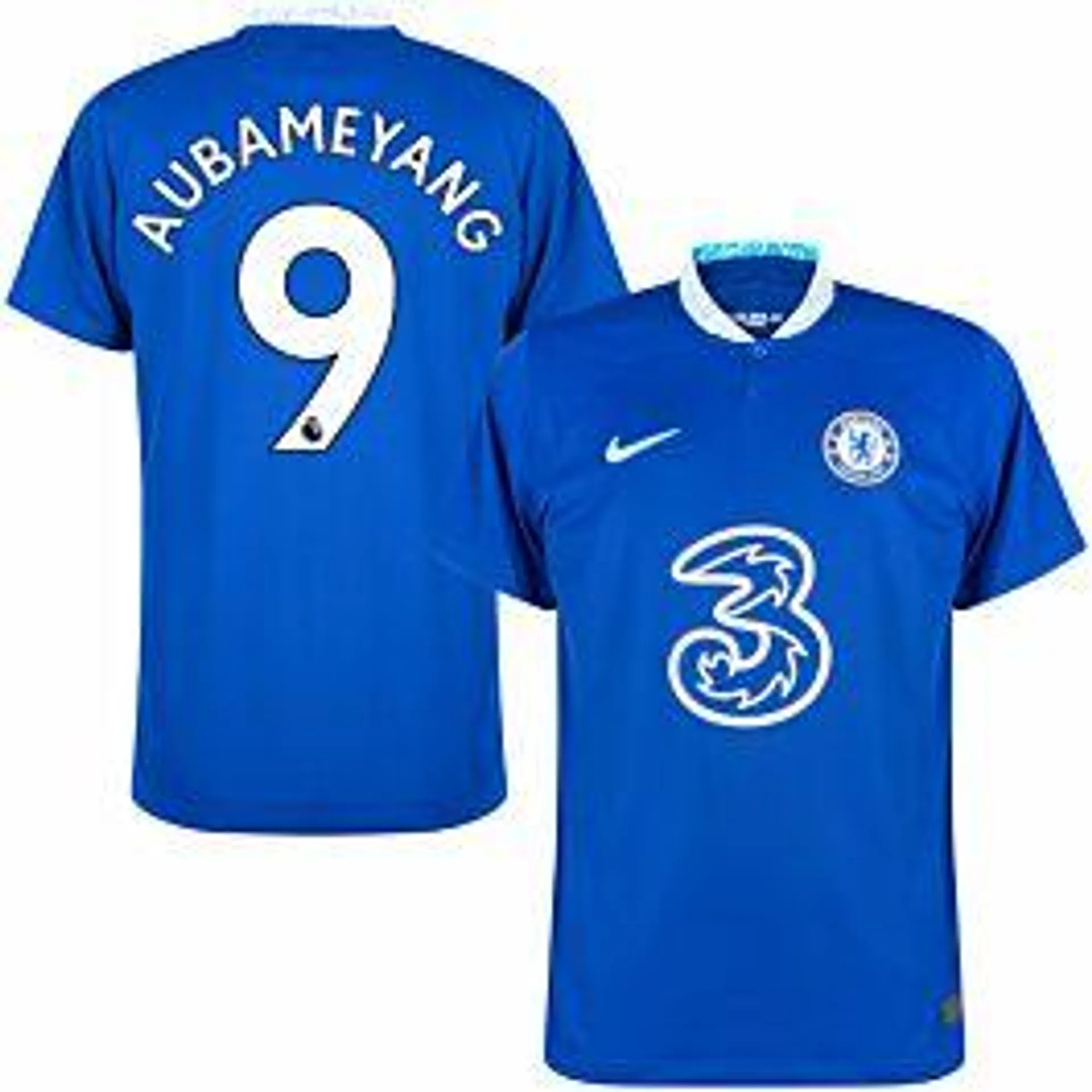 Nike Chelsea Home Aubameyang 9 Shirt 2022-2023 (Premier League)