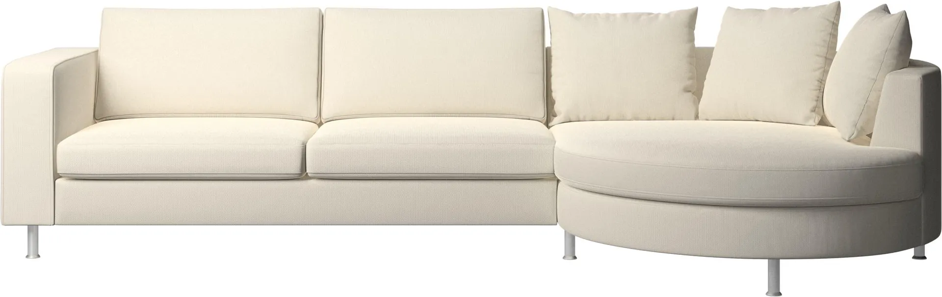 Indivi sofa with round resting unit