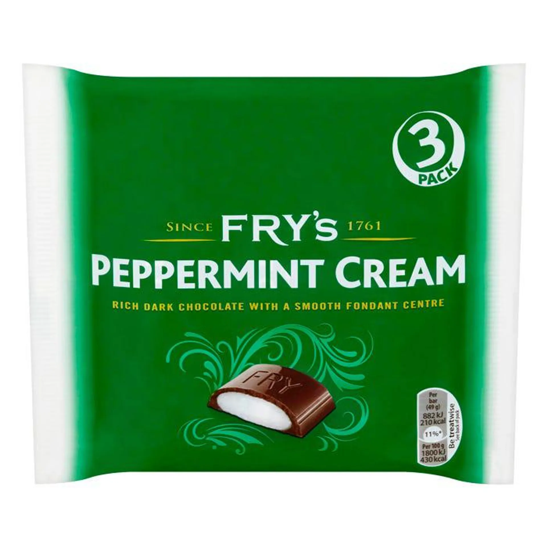 Fry's Peppermint Cream, 49g (Pack of 3)