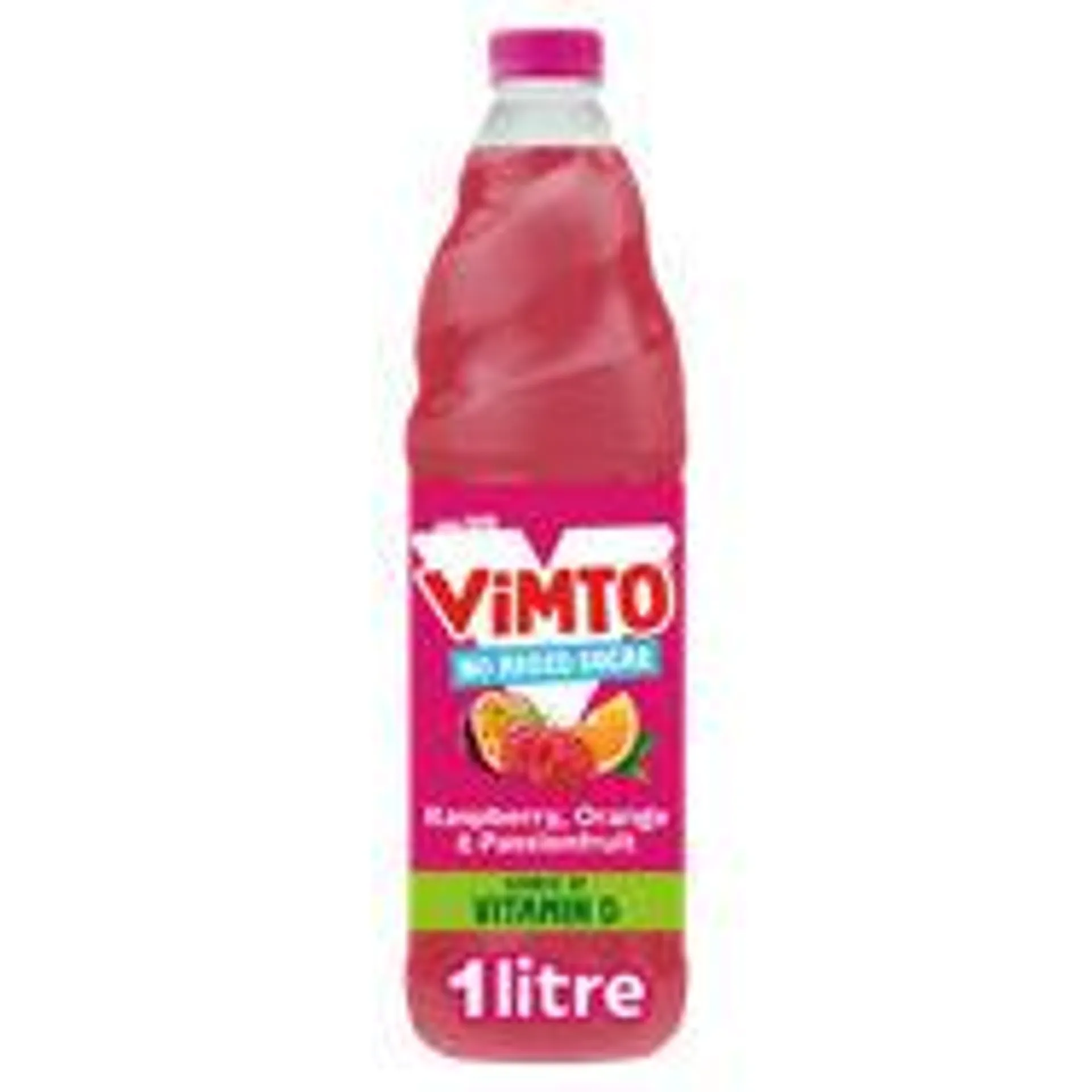 Vimto Remix No Added Sugar Raspberry Orange & Passionfruit Squash