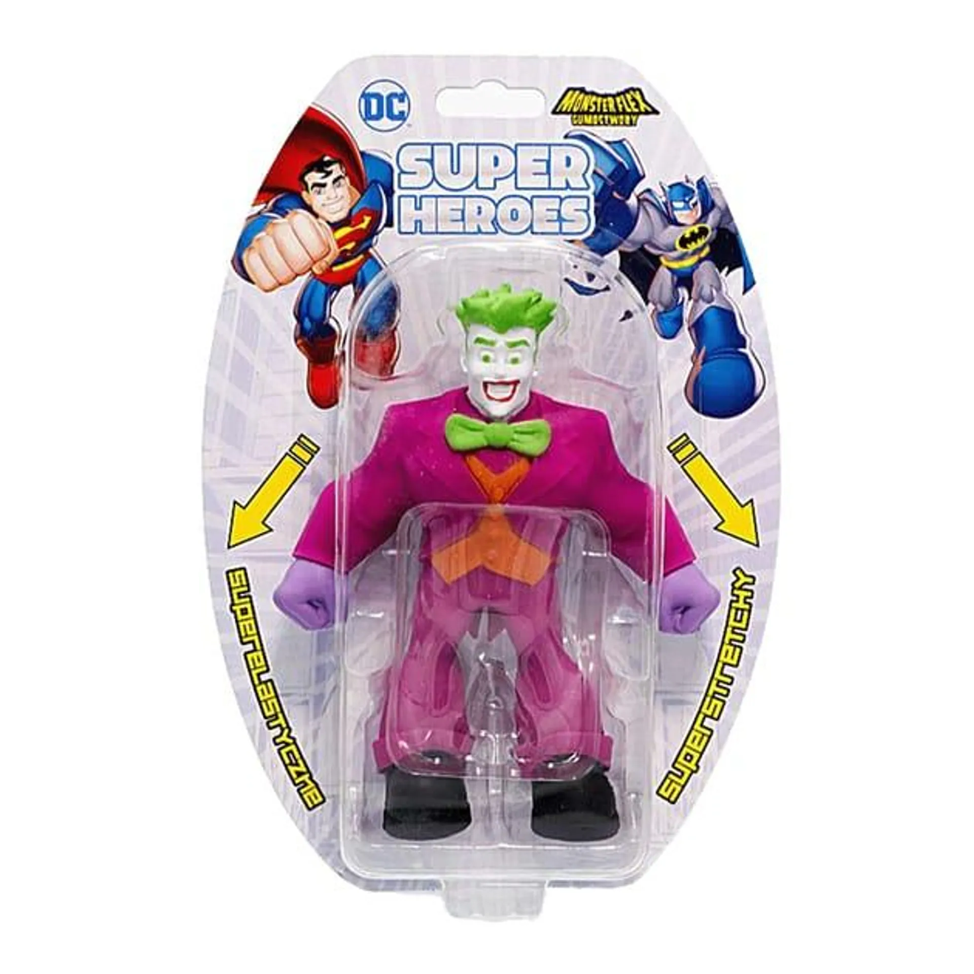 DC Super Stretchy Character Toys - Joker (Pink&Purple)