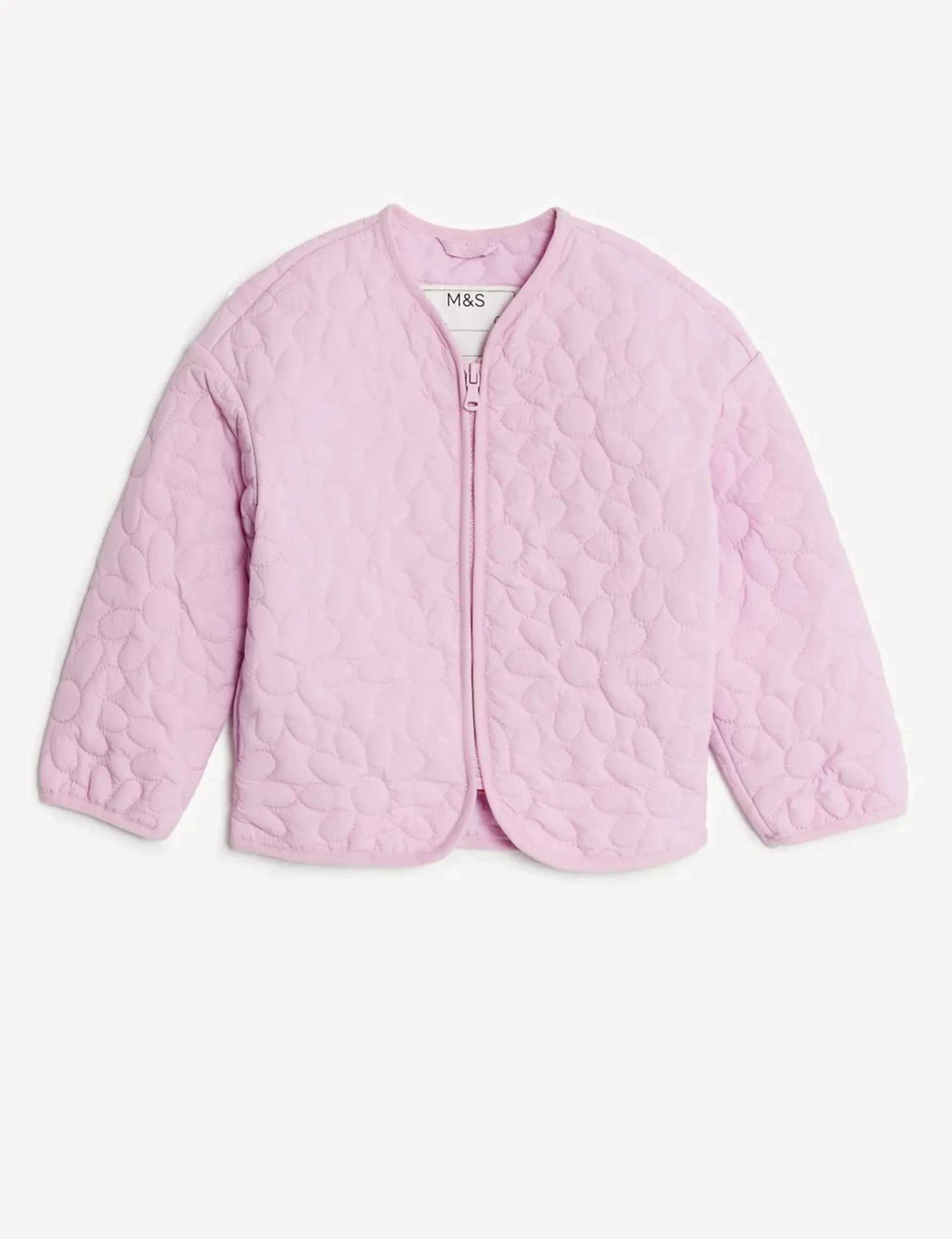 Floral Quilted Jacket (2-8 Yrs)