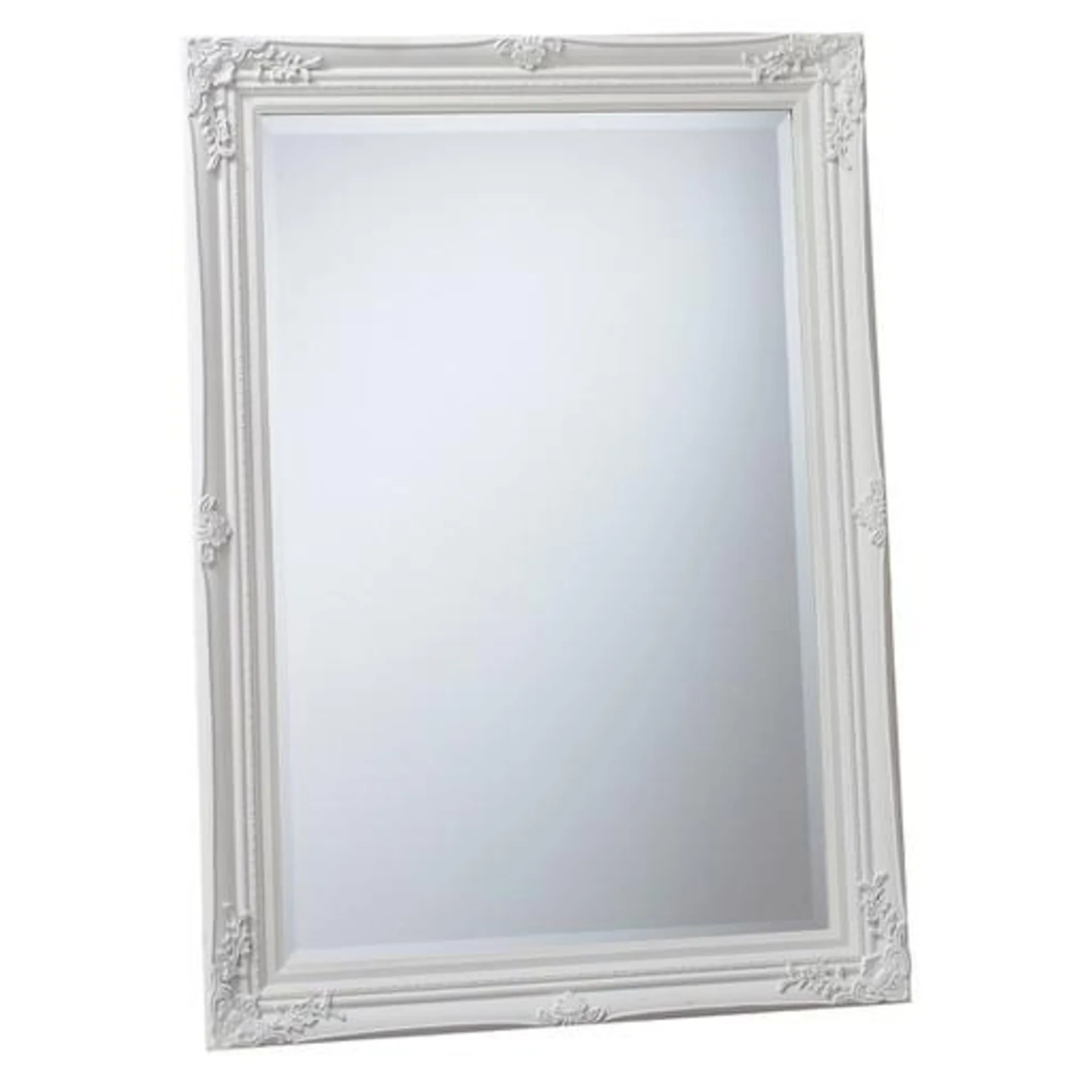 White Baroque Mirror