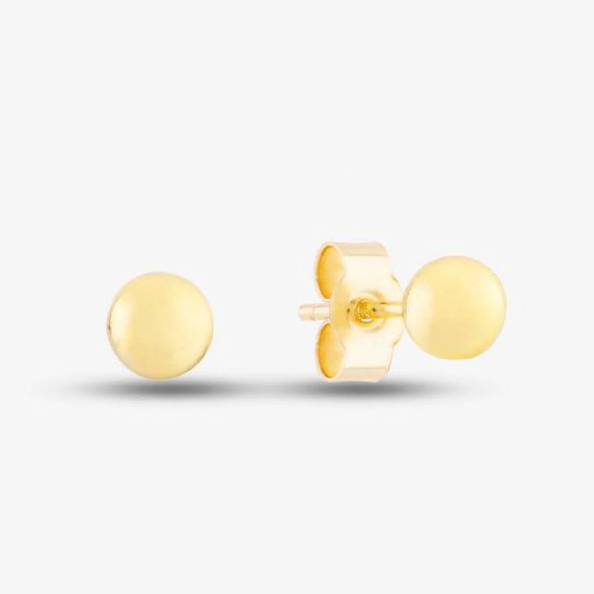 9ct Yellow Gold Ball Stud Earrings SE069