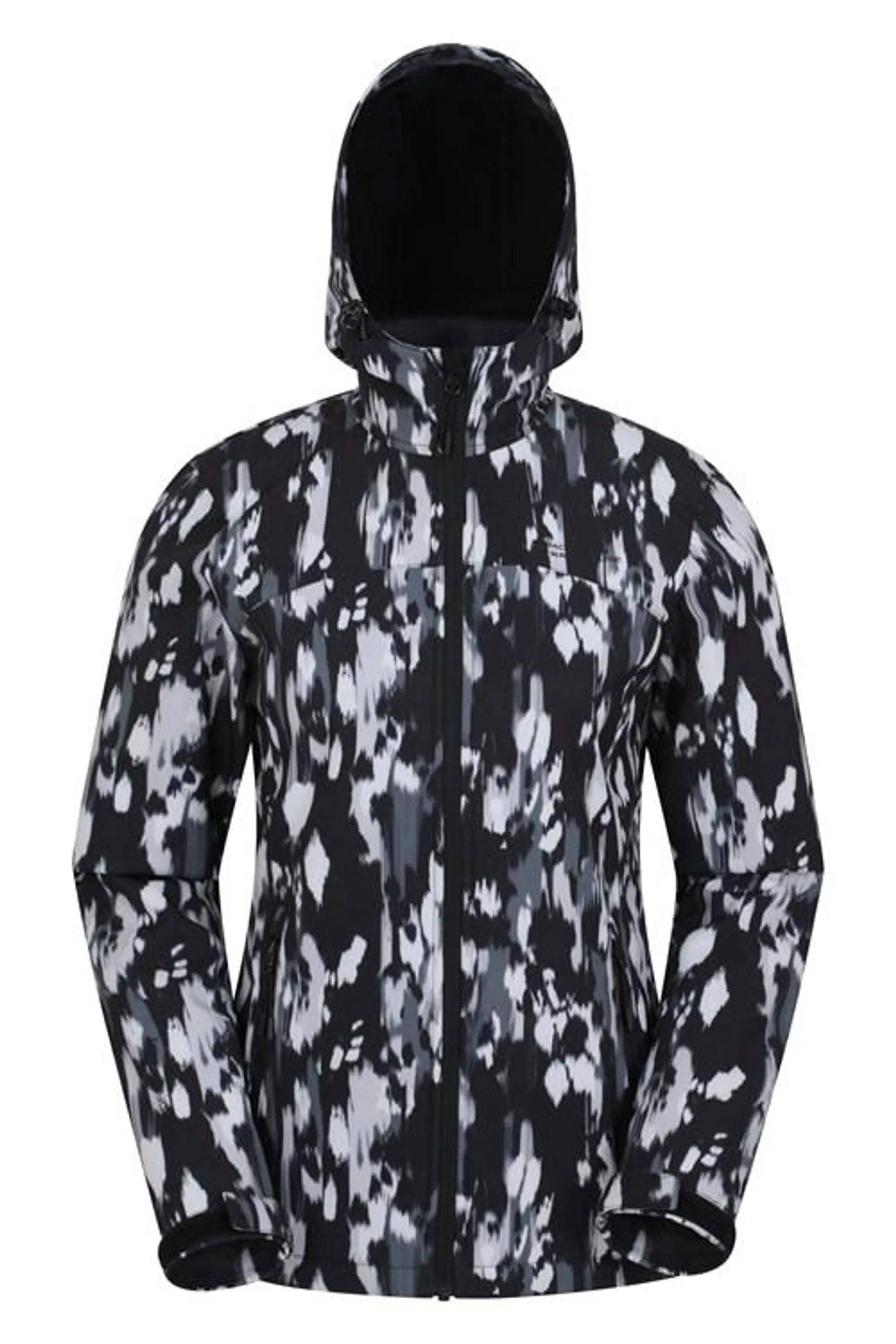 Exodus Womens Printed Water Resistant Softshell