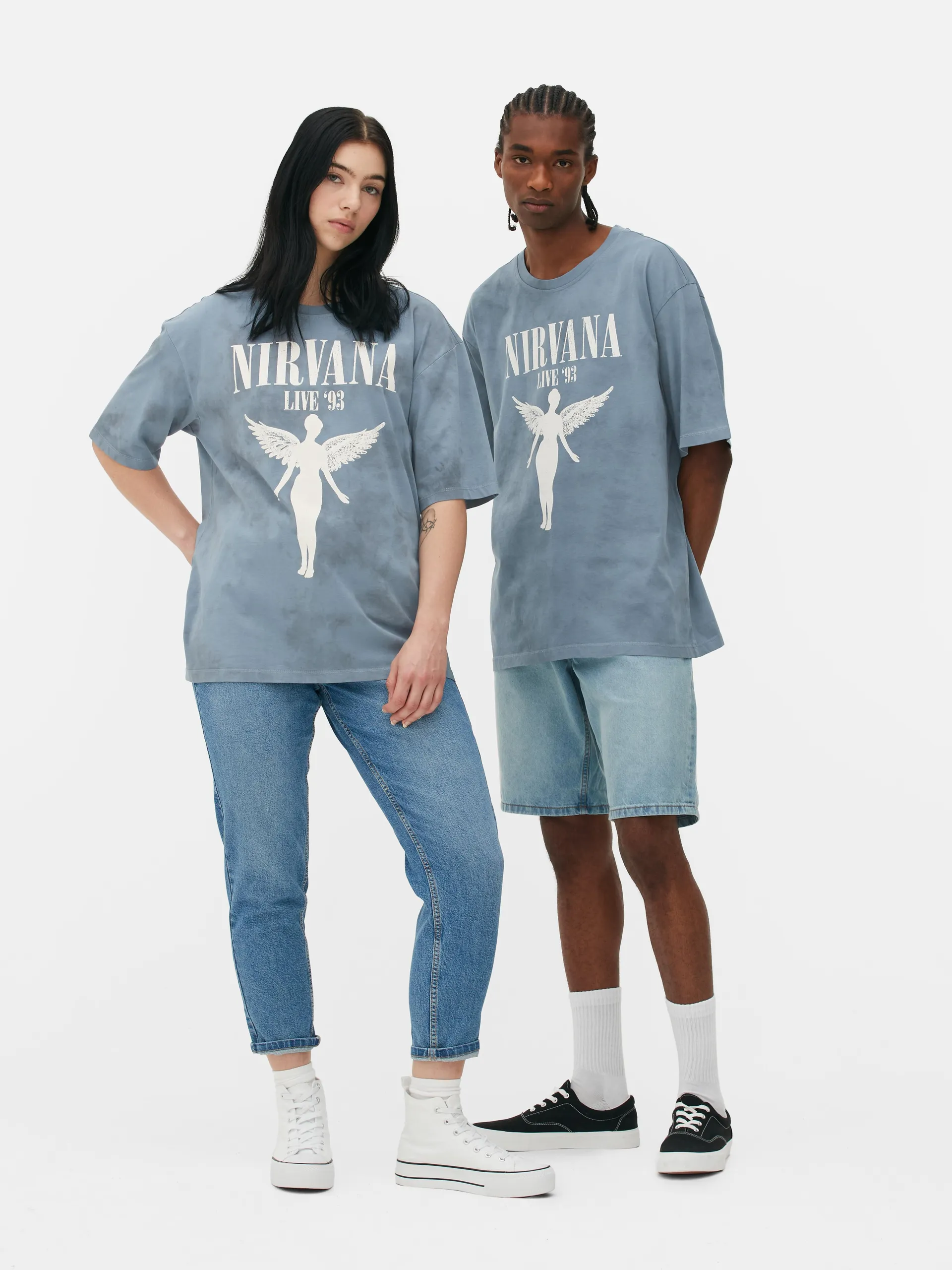 Nirvana Tie Dye Graphic T-Shirt