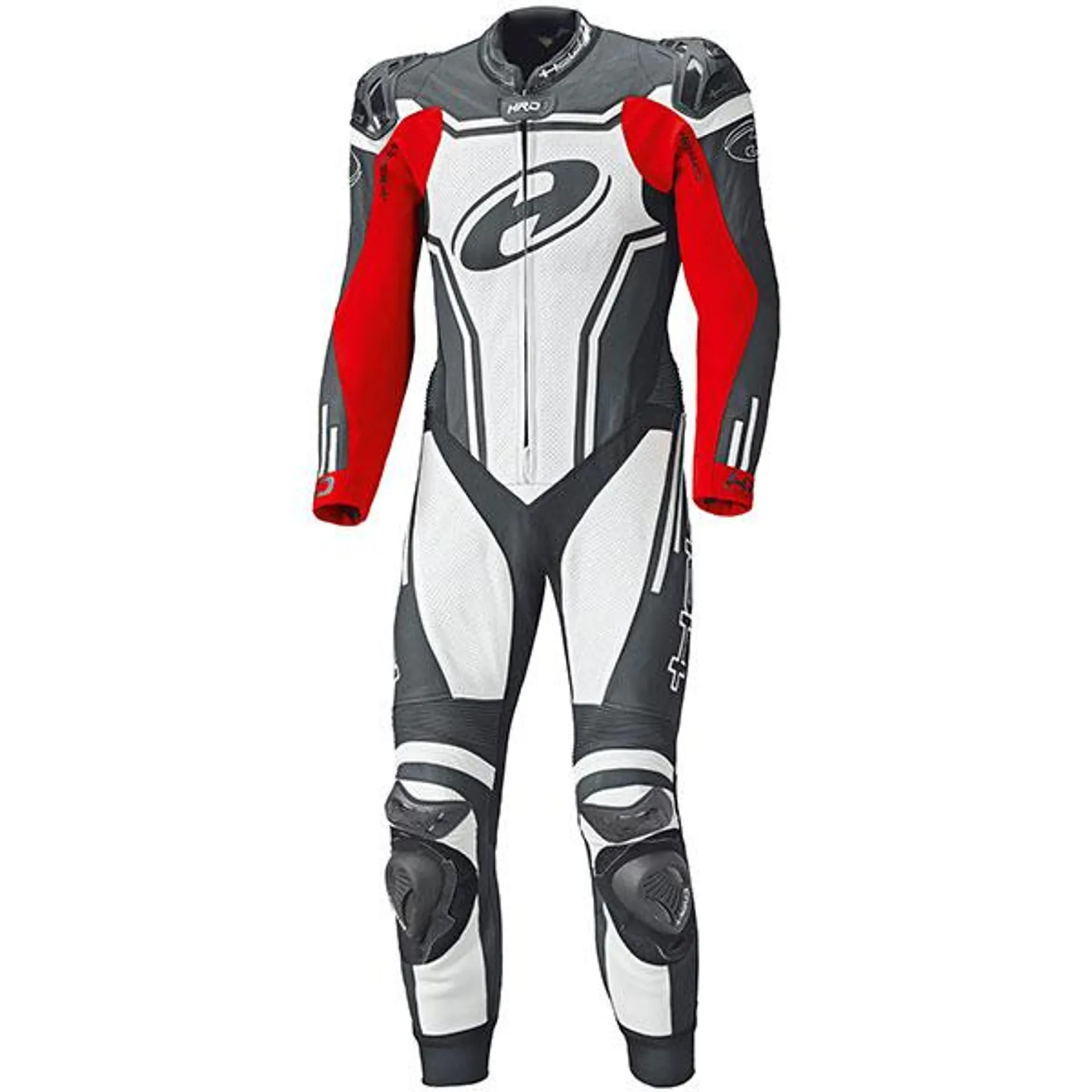 Held Rush 1 Piece Leather Suit - Black / White / Red