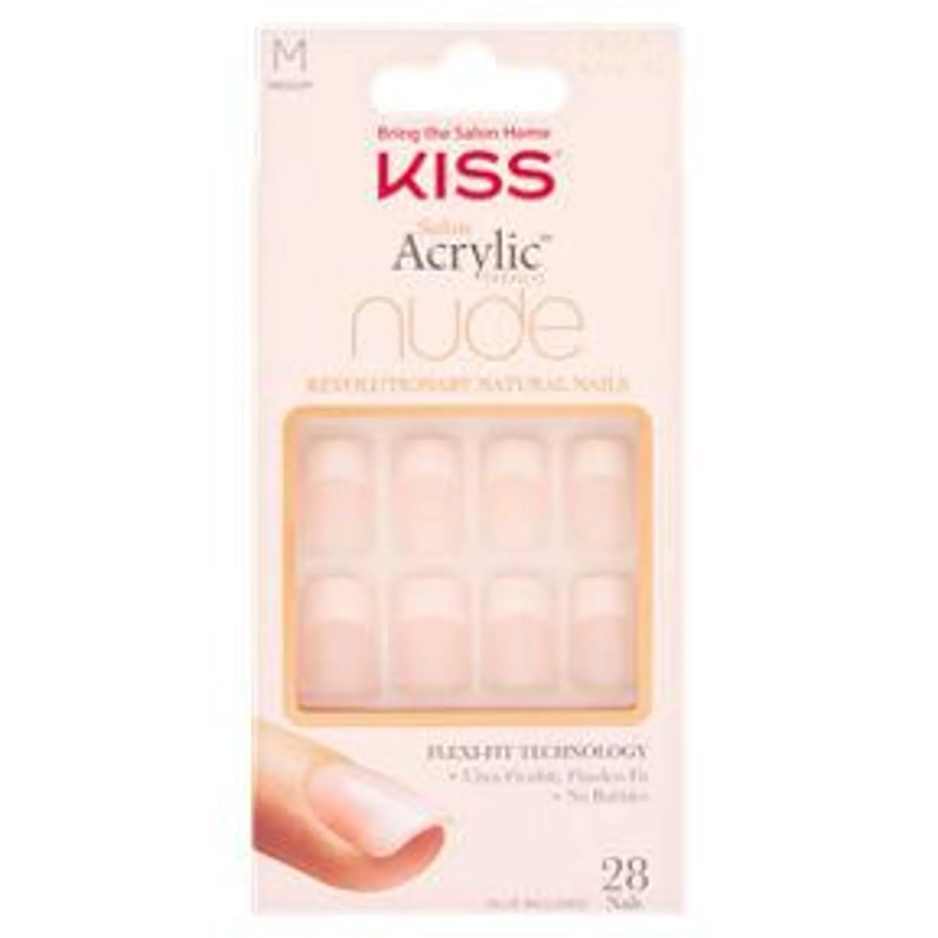 Kiss 28 French Nude Nails Cashmere