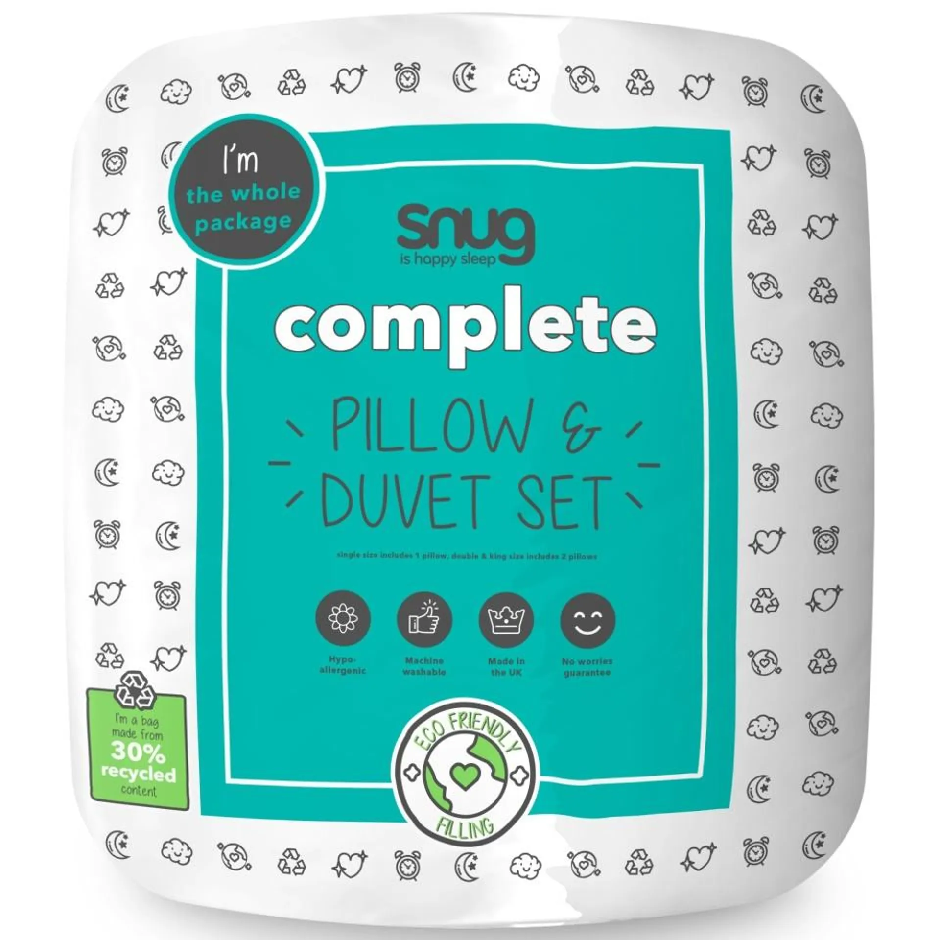 Snug Complete Bed Set - 10.5 Tog - King