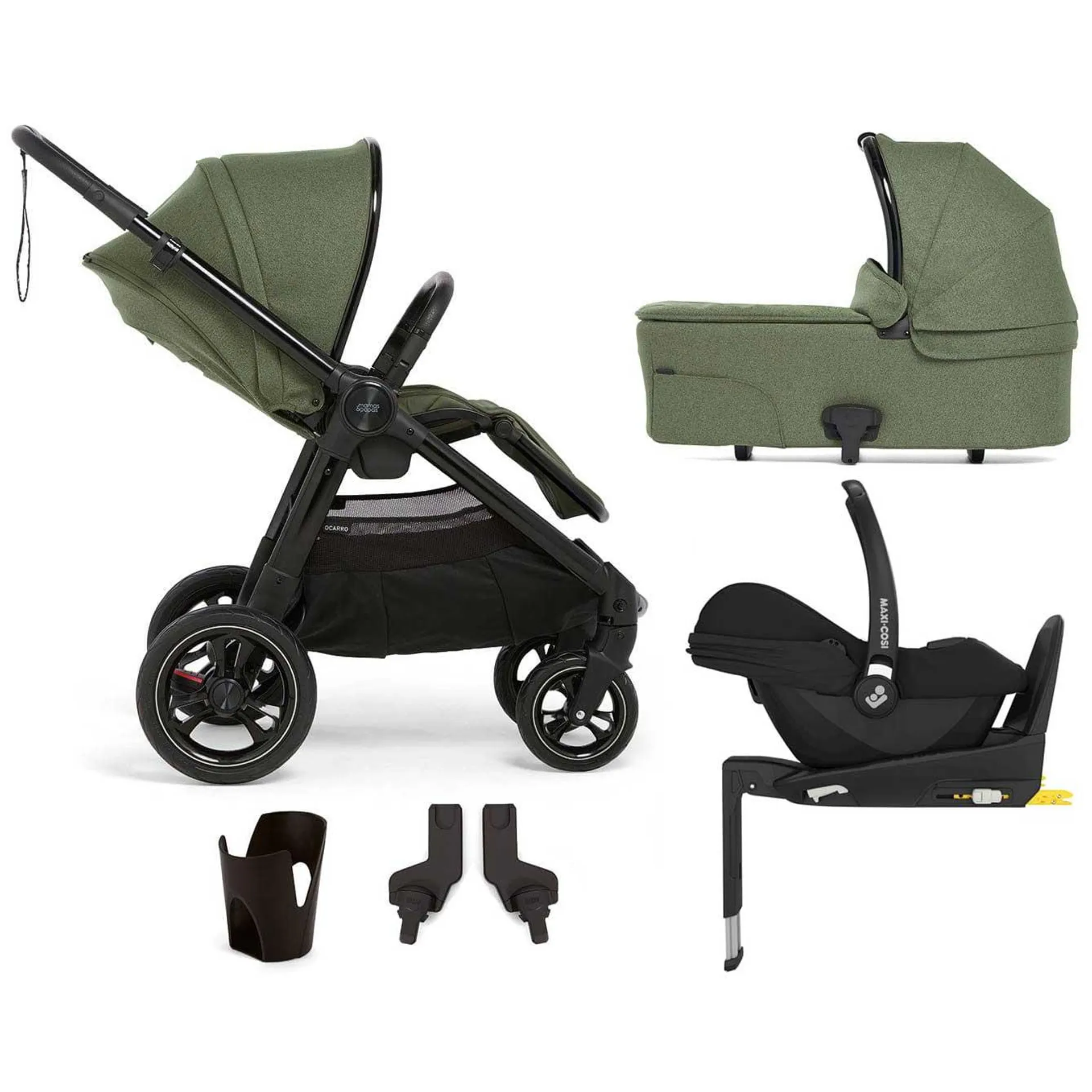 Mamas & Papas Ocarro Cabriofix Starter Bundle in Juniper