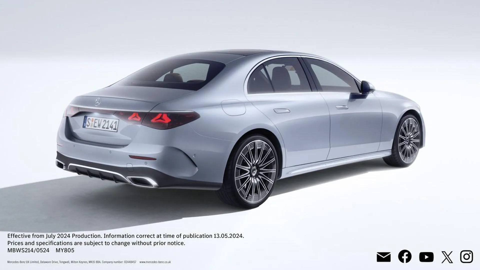 Mercedes Benz New E-Class Saloon from 14 May to 31 December 2024 - Catalogue Page 85