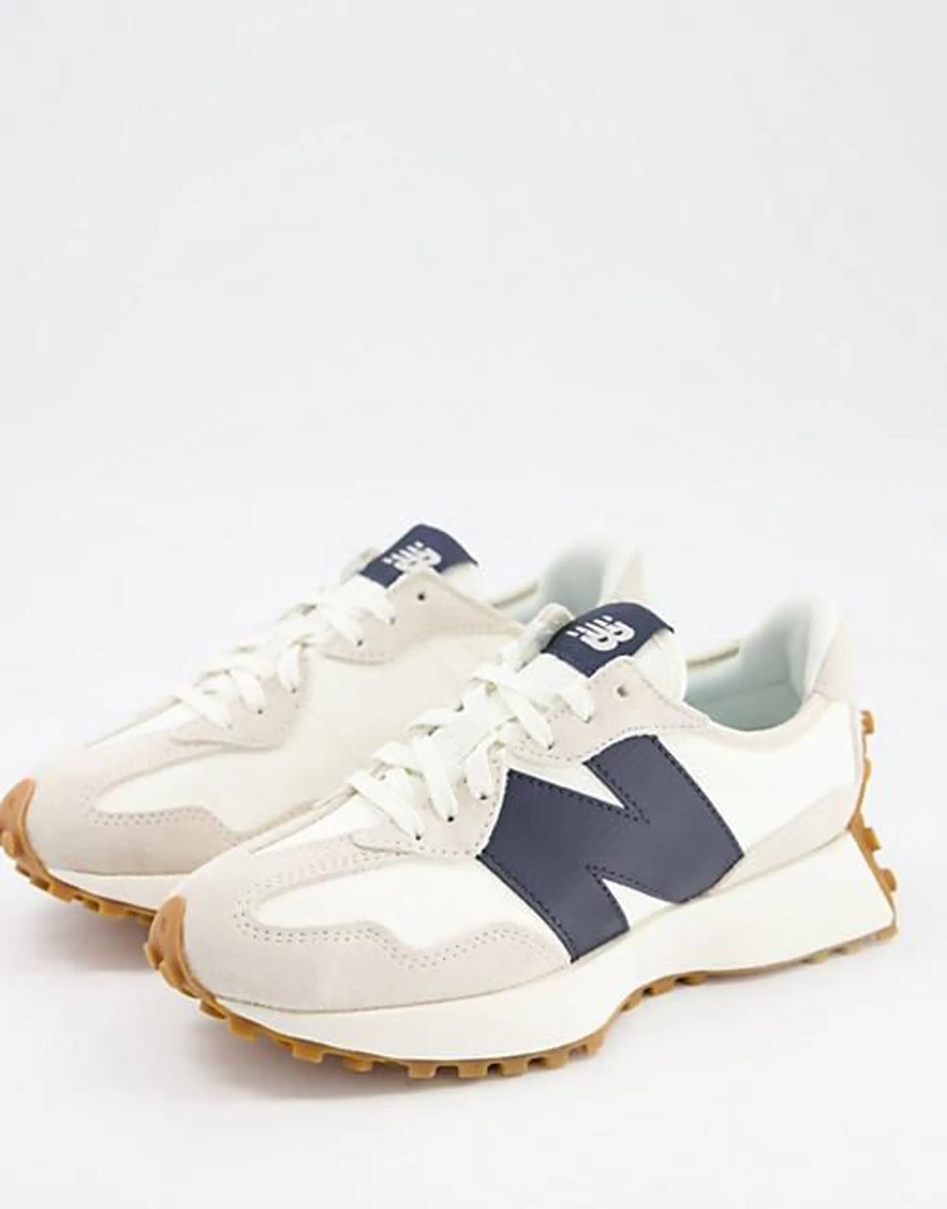 New Balance 327 trainers in off white/navy