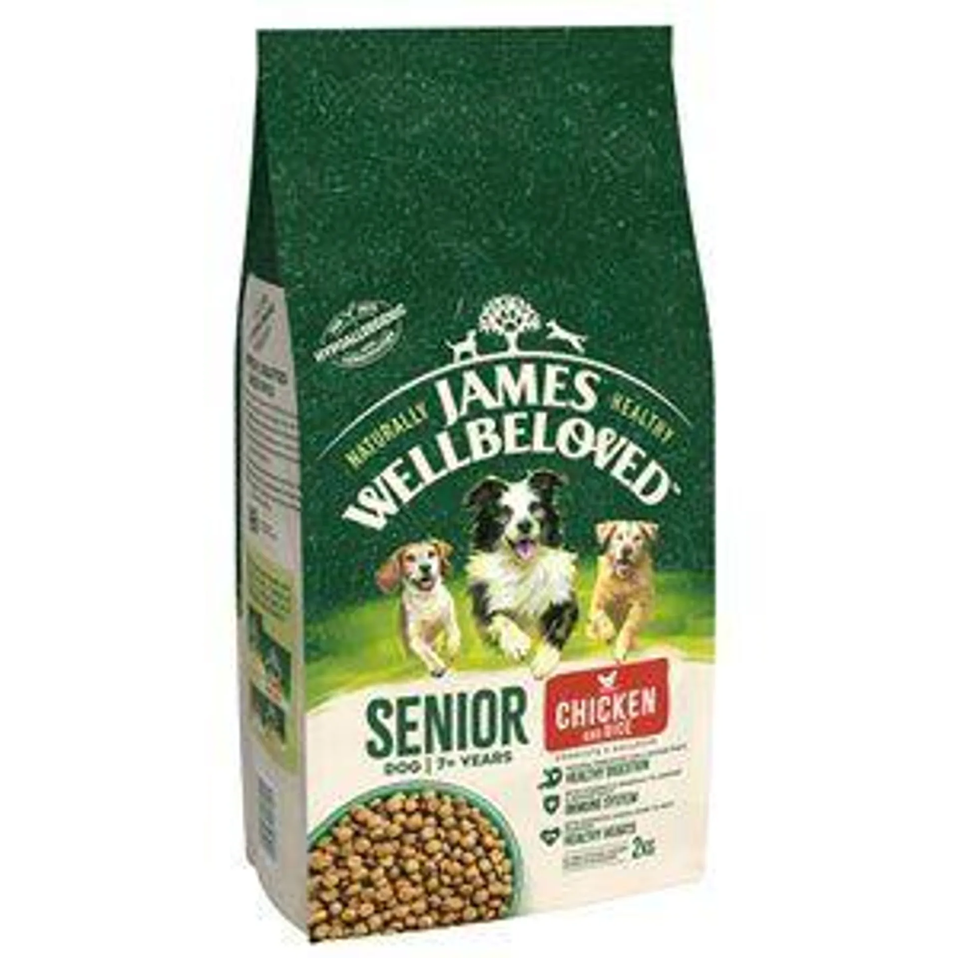 James Wellbeloved Senior Chicken & Rice - 2Kg