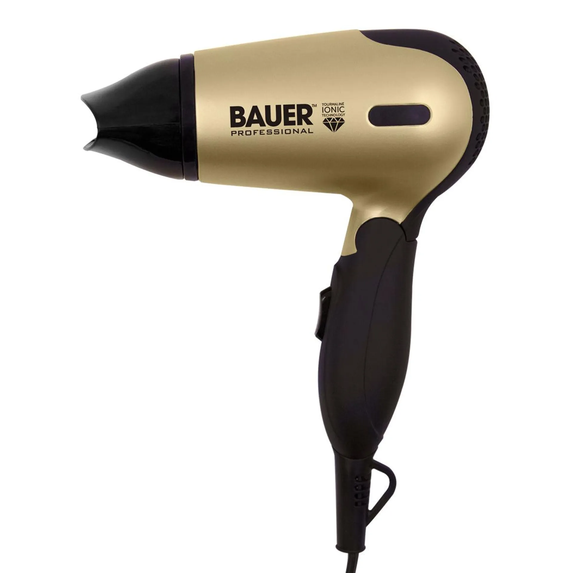 Bauer Tourmaline Travel Hairdryer Set - Black