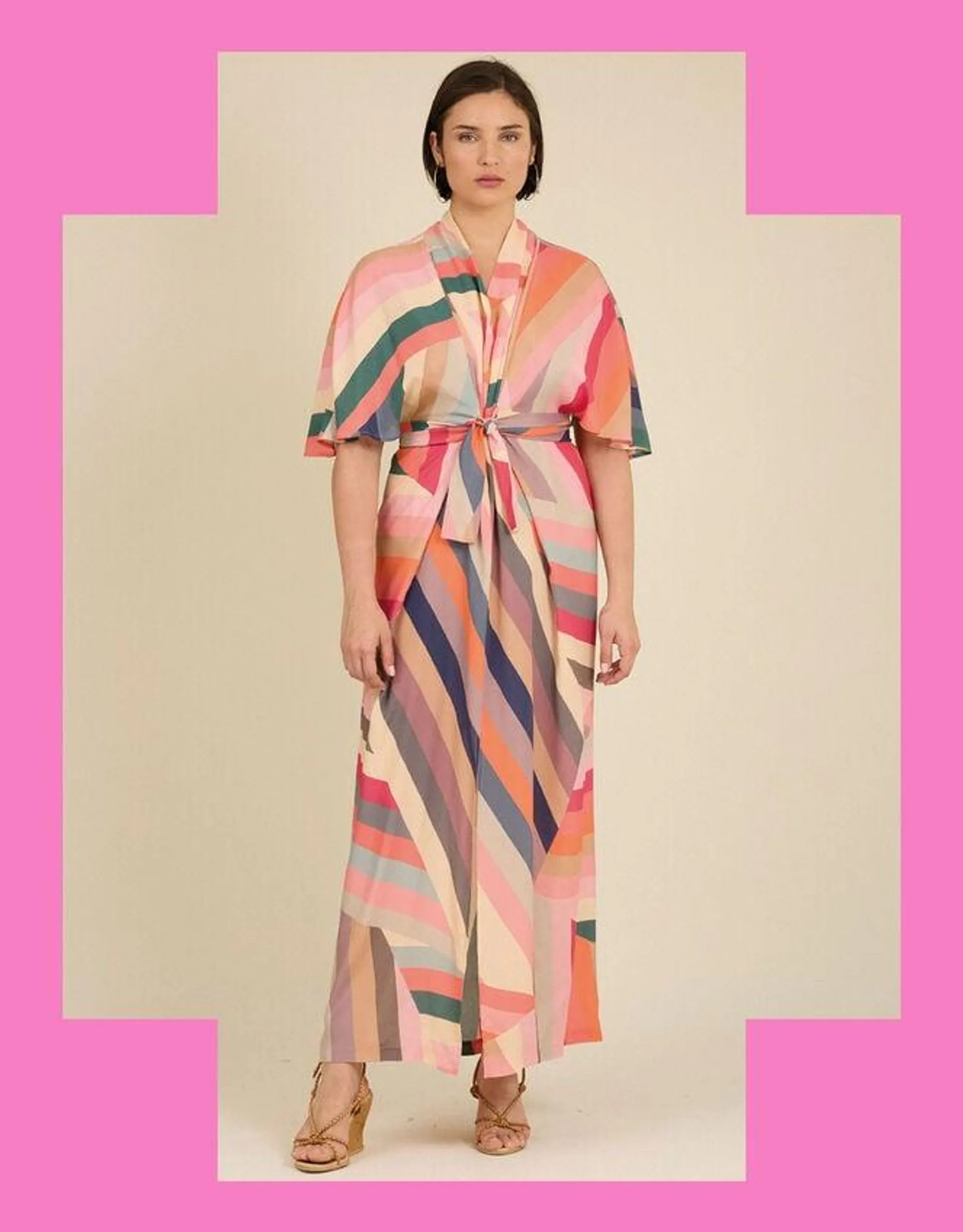 Tallulah and Hope Regular-Length Stripe Dress Multi